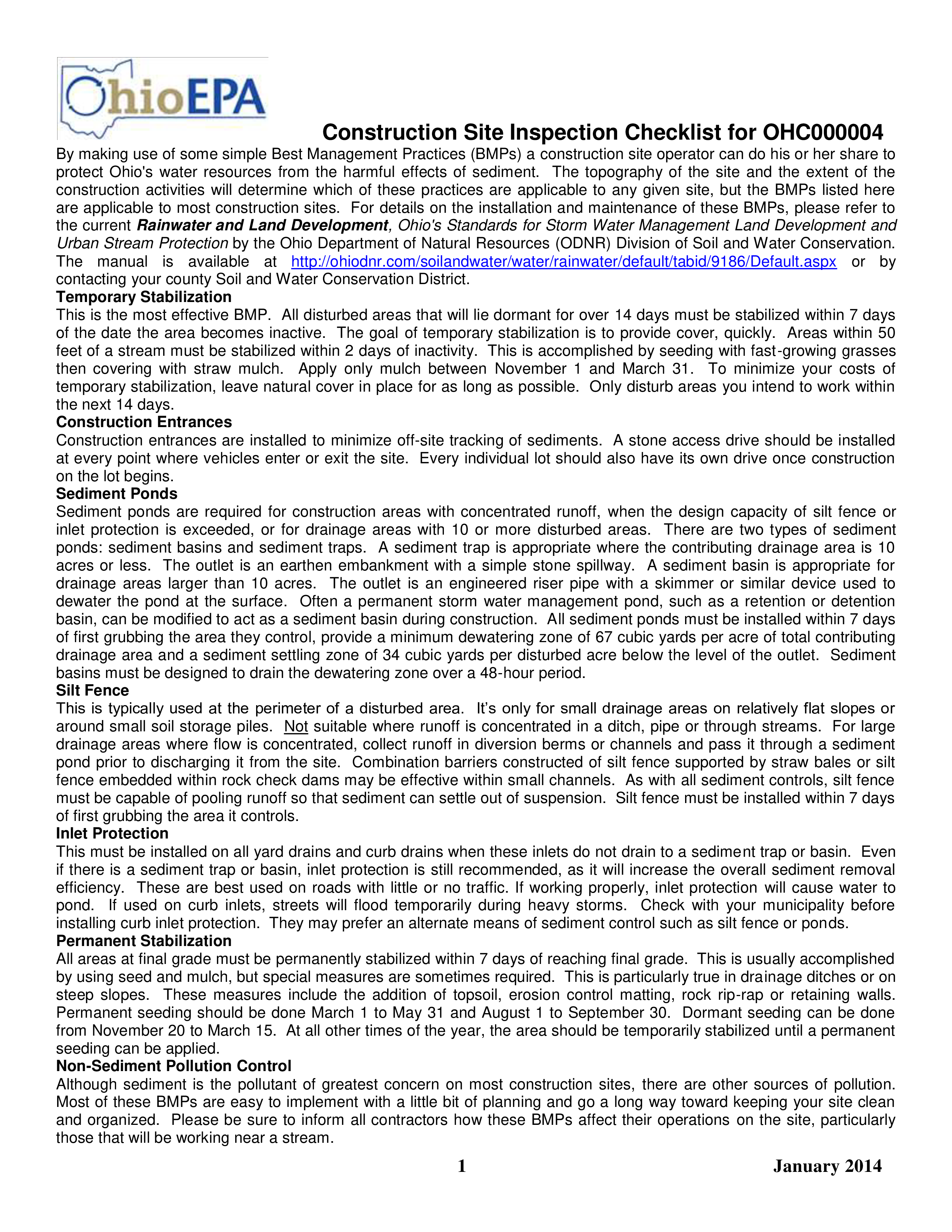 construction site inspection checklist voorbeeld afbeelding 