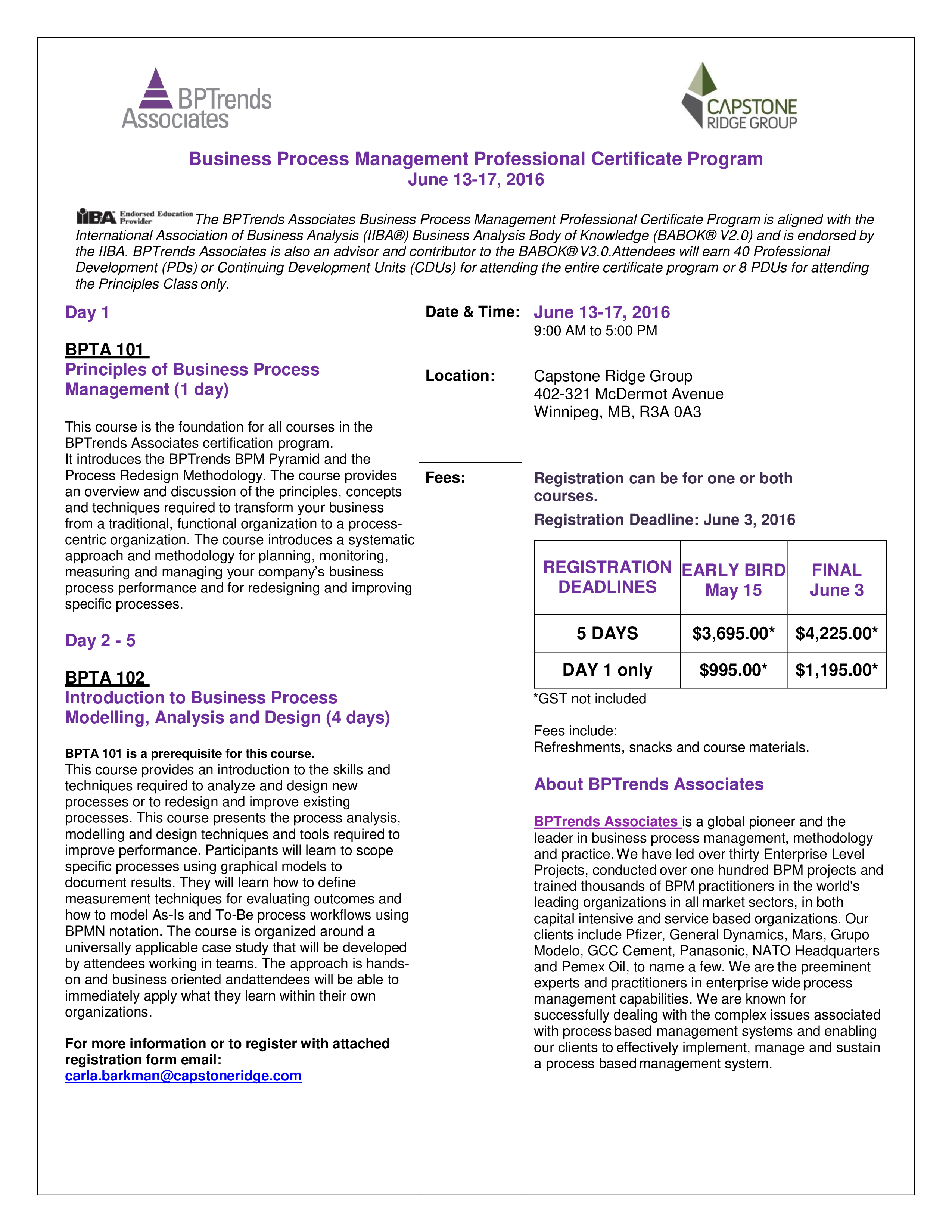 business process management certificate Hauptschablonenbild