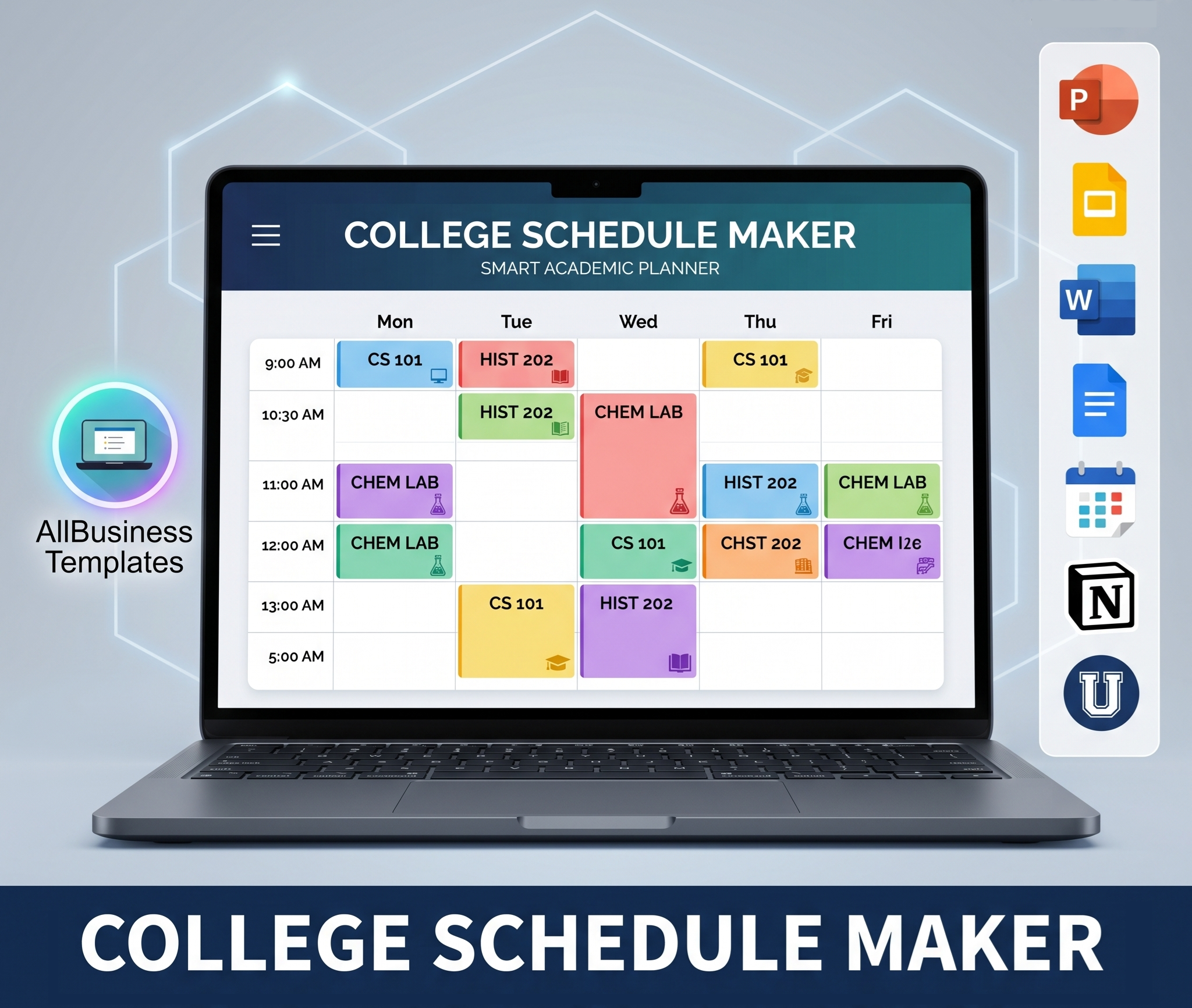 College Schedule Maker