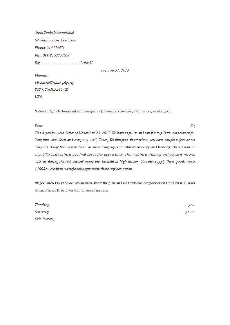 Download 21 Sample Letter Reply To Enquiry download-21-sample-letter-reply-to-enquiry
