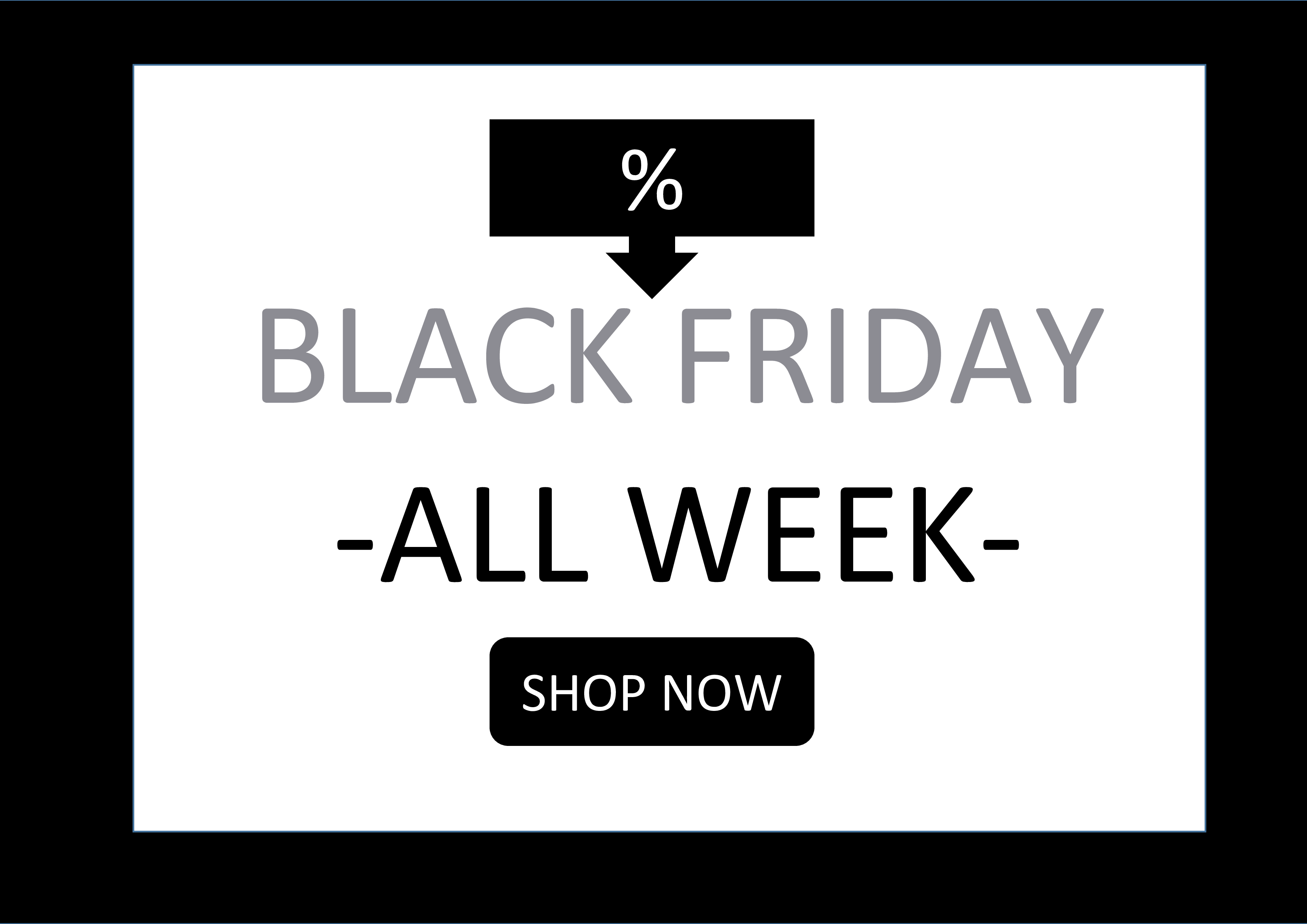 black friday sales template voorbeeld afbeelding 