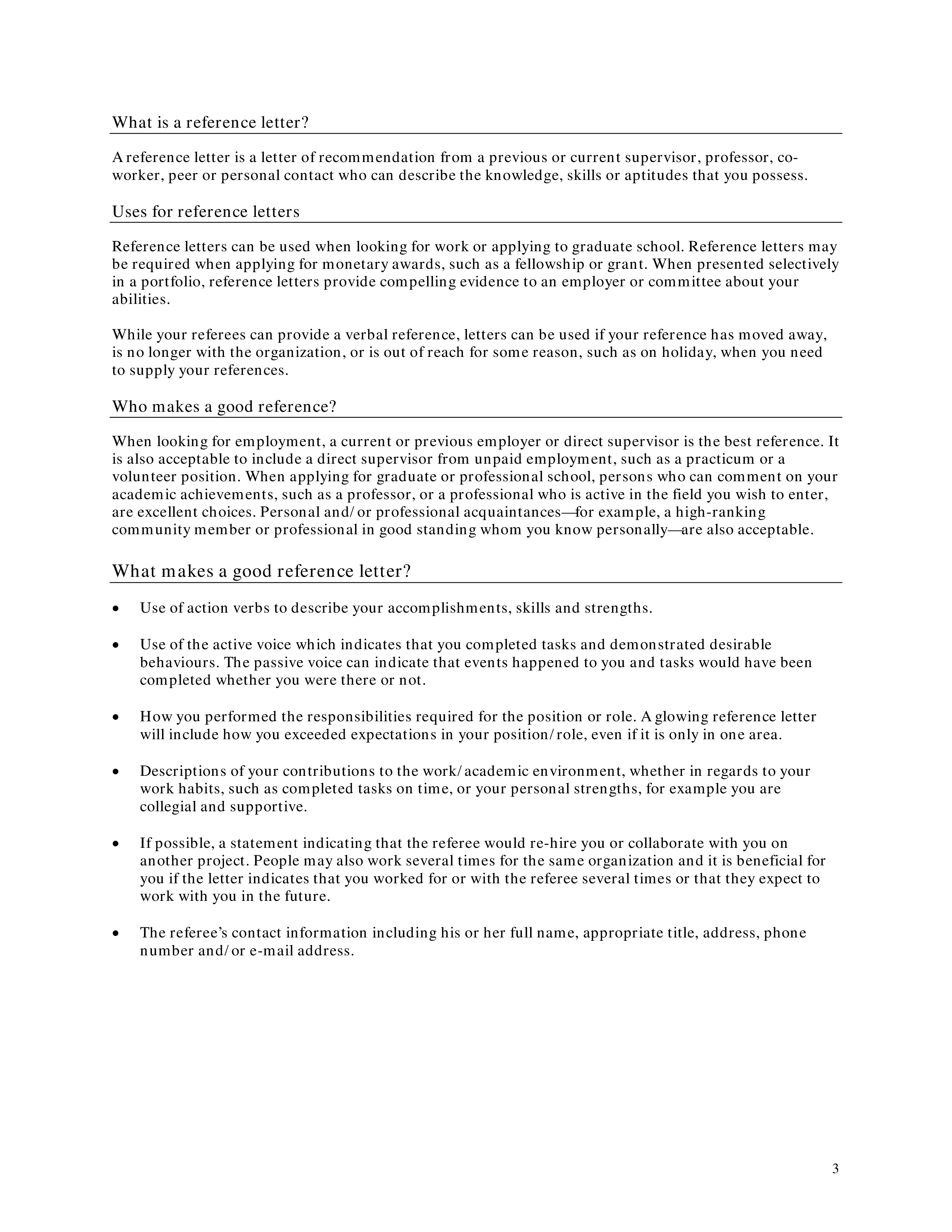 hr reference letter format modèles