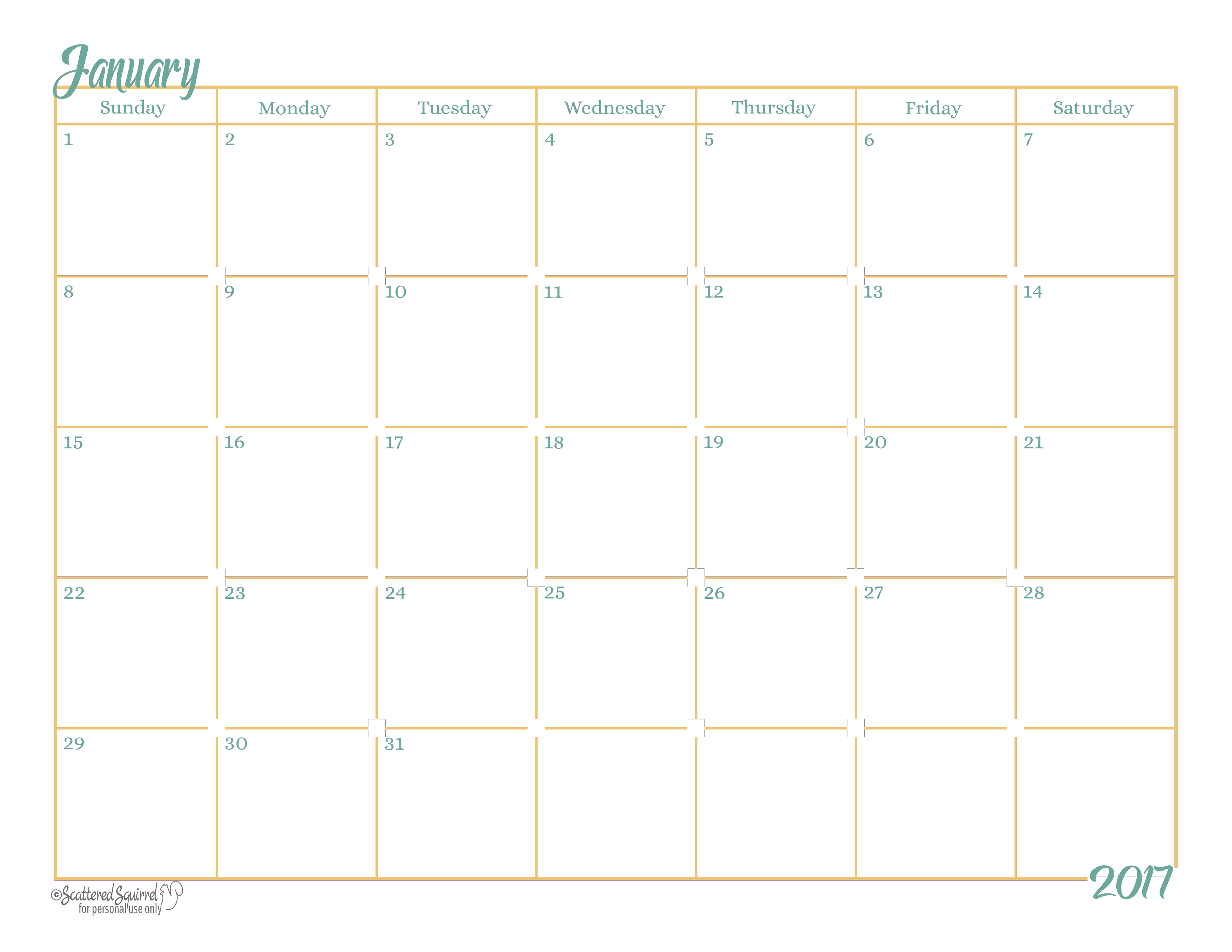 monthly planning calendar modèles