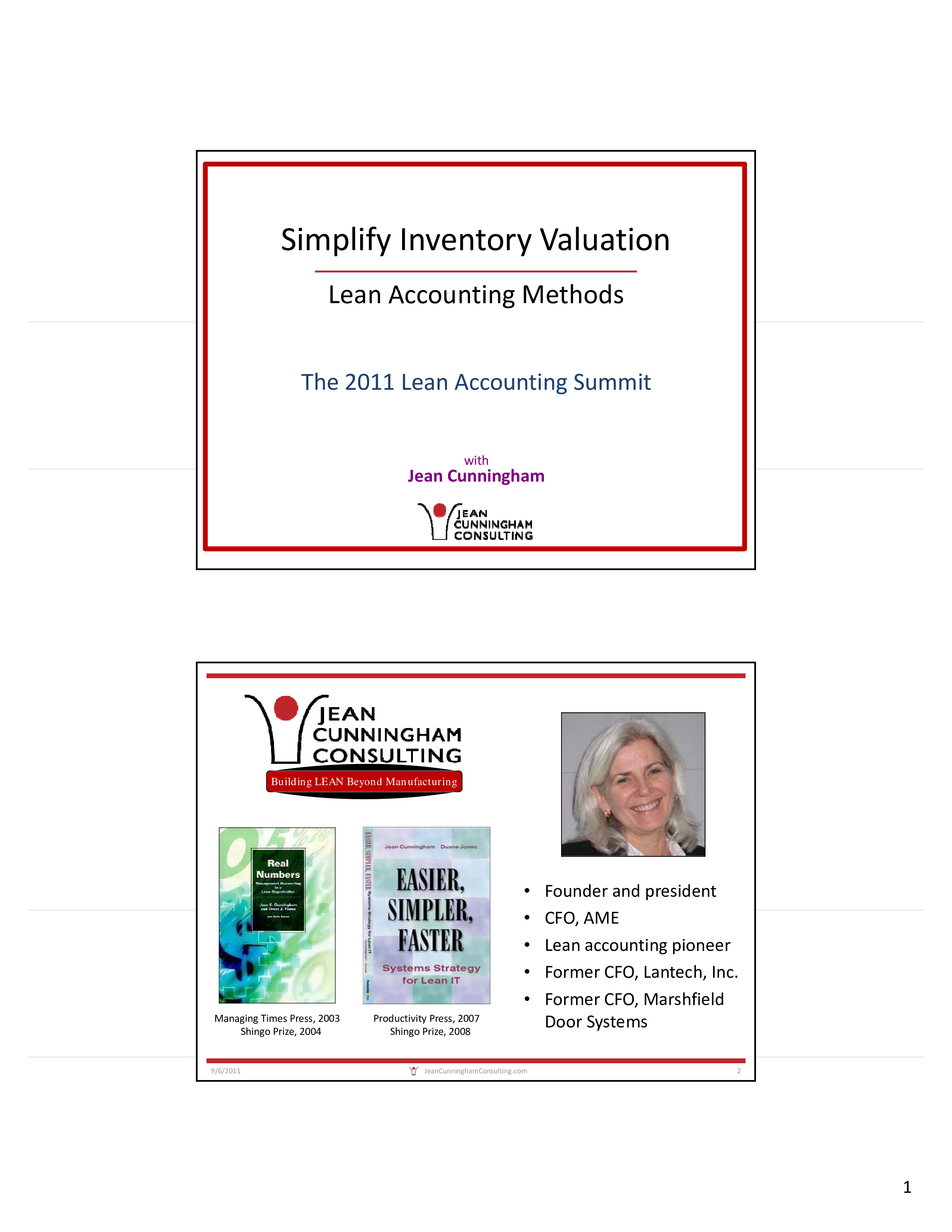 product valuation inventory modèles