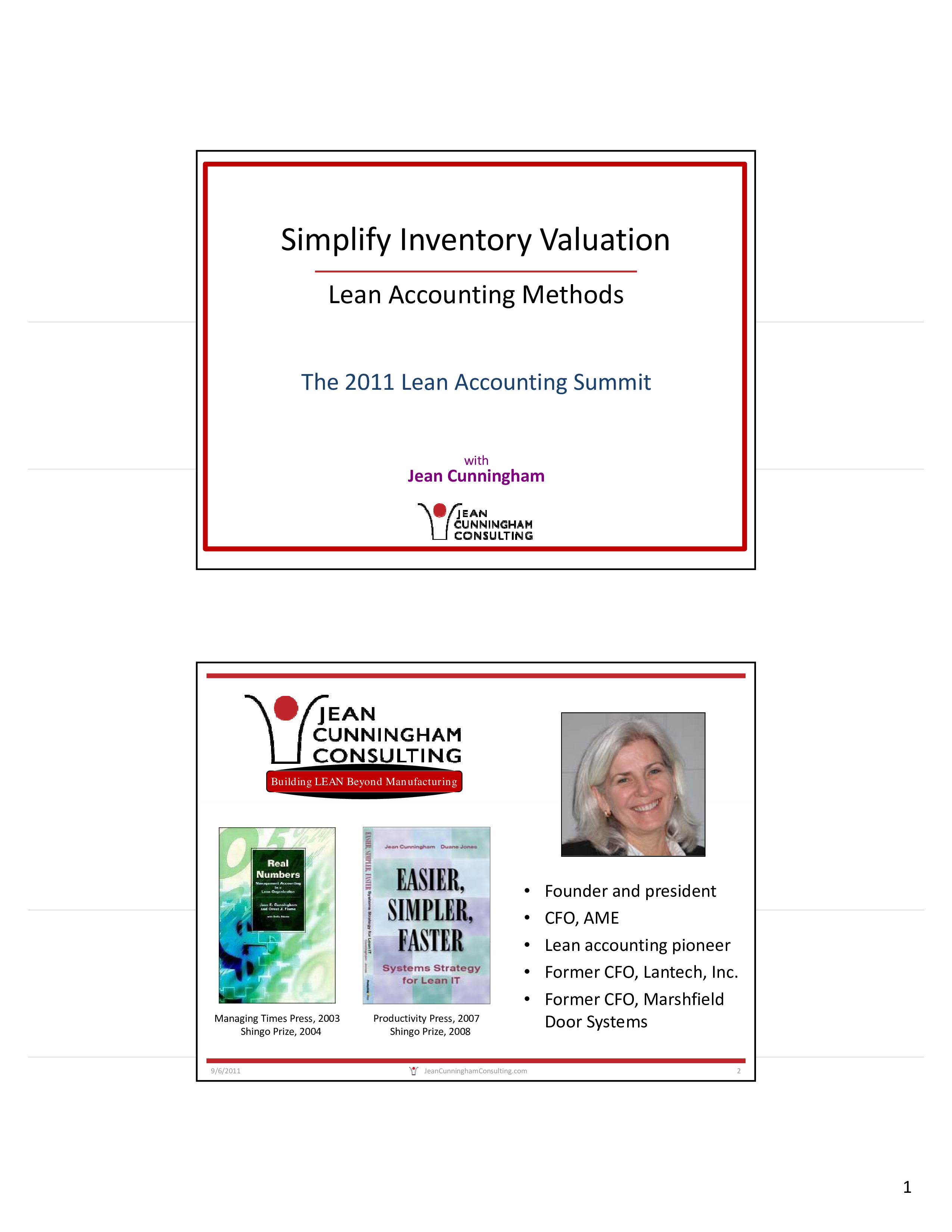 product valuation inventory modèles