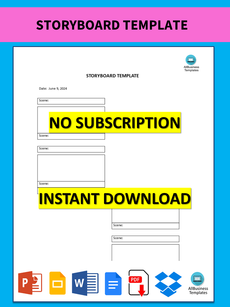 Storyboard Template main image