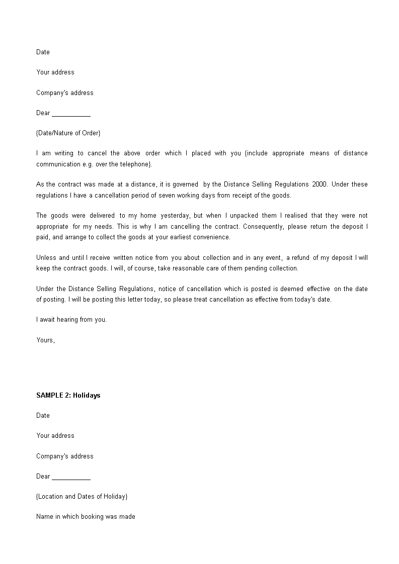 formal complaint letter to contractor Hauptschablonenbild