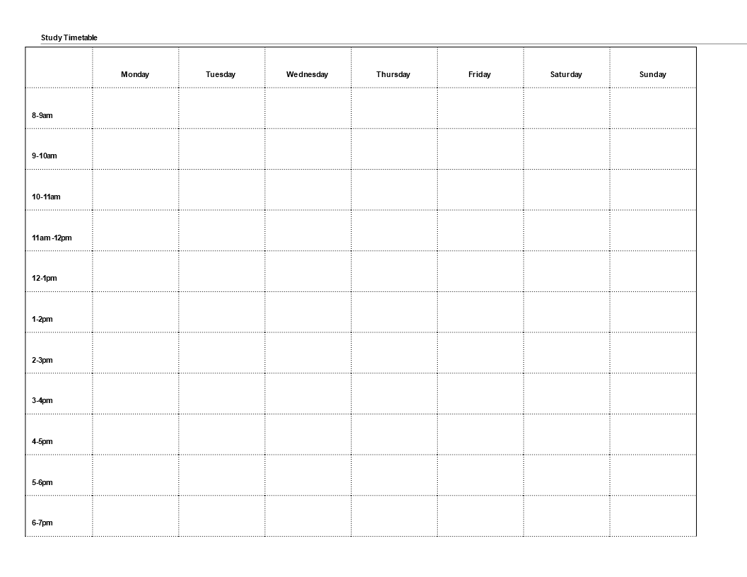 study itinerary free word plantilla imagen principal