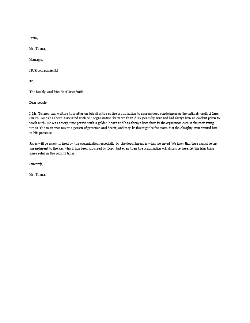 Condolence Email To Colleague Job Loss Condolence Email Message 