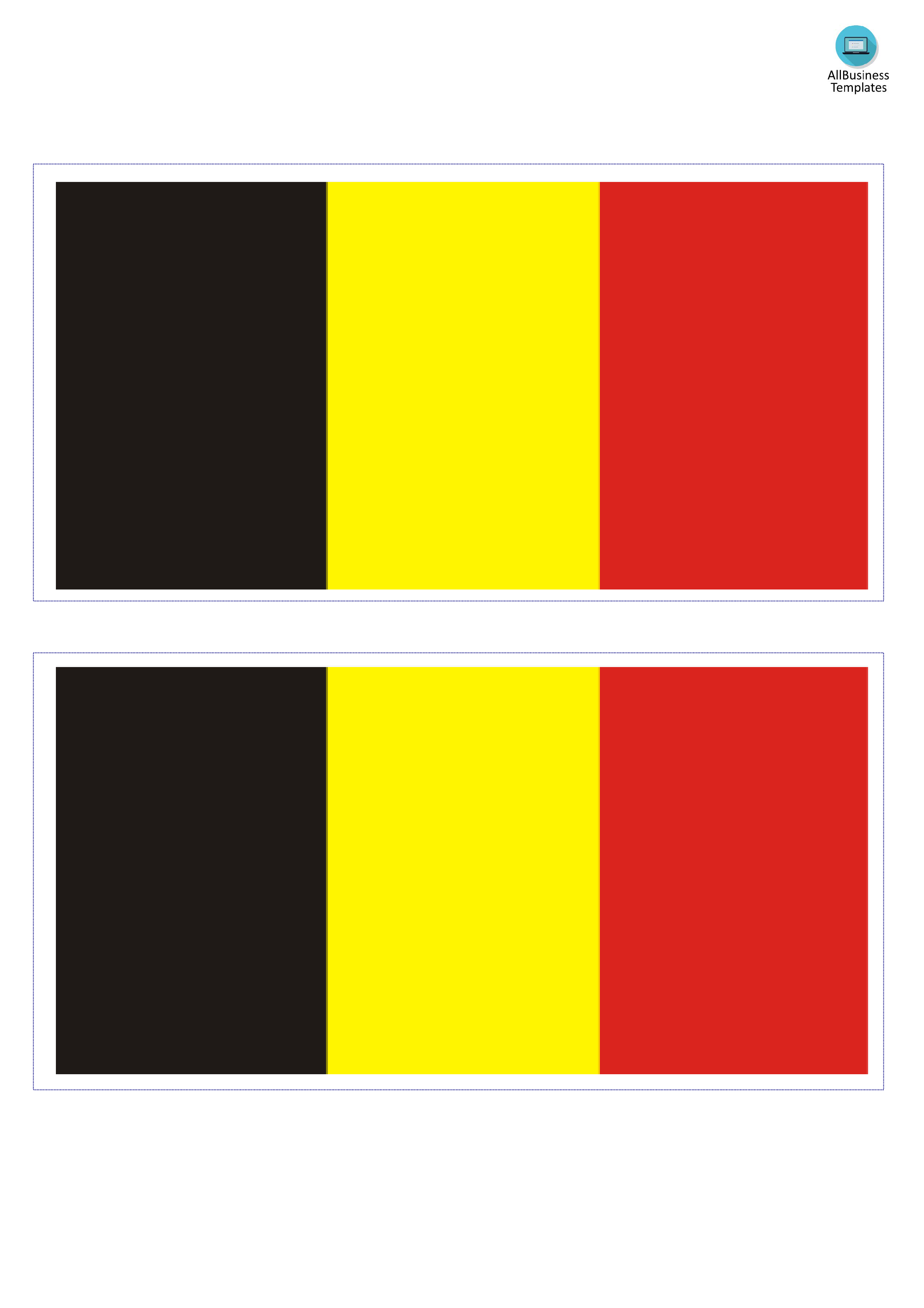 belgian flag Hauptschablonenbild