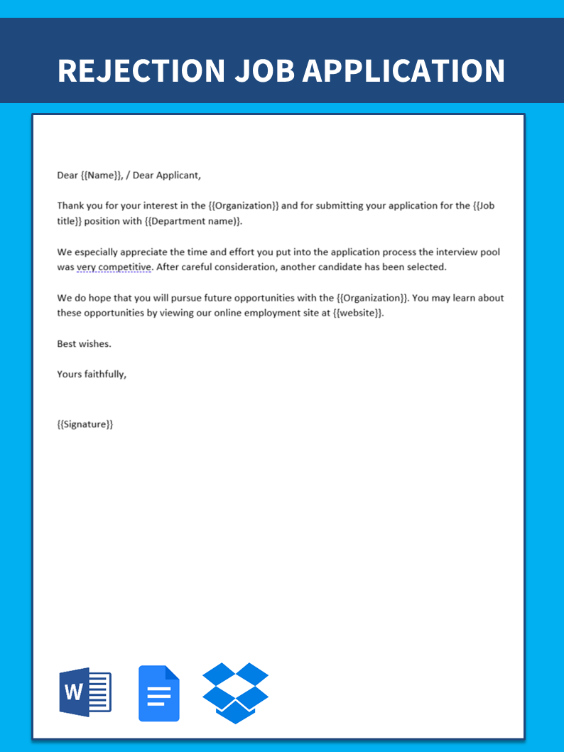 employment thank you letter template