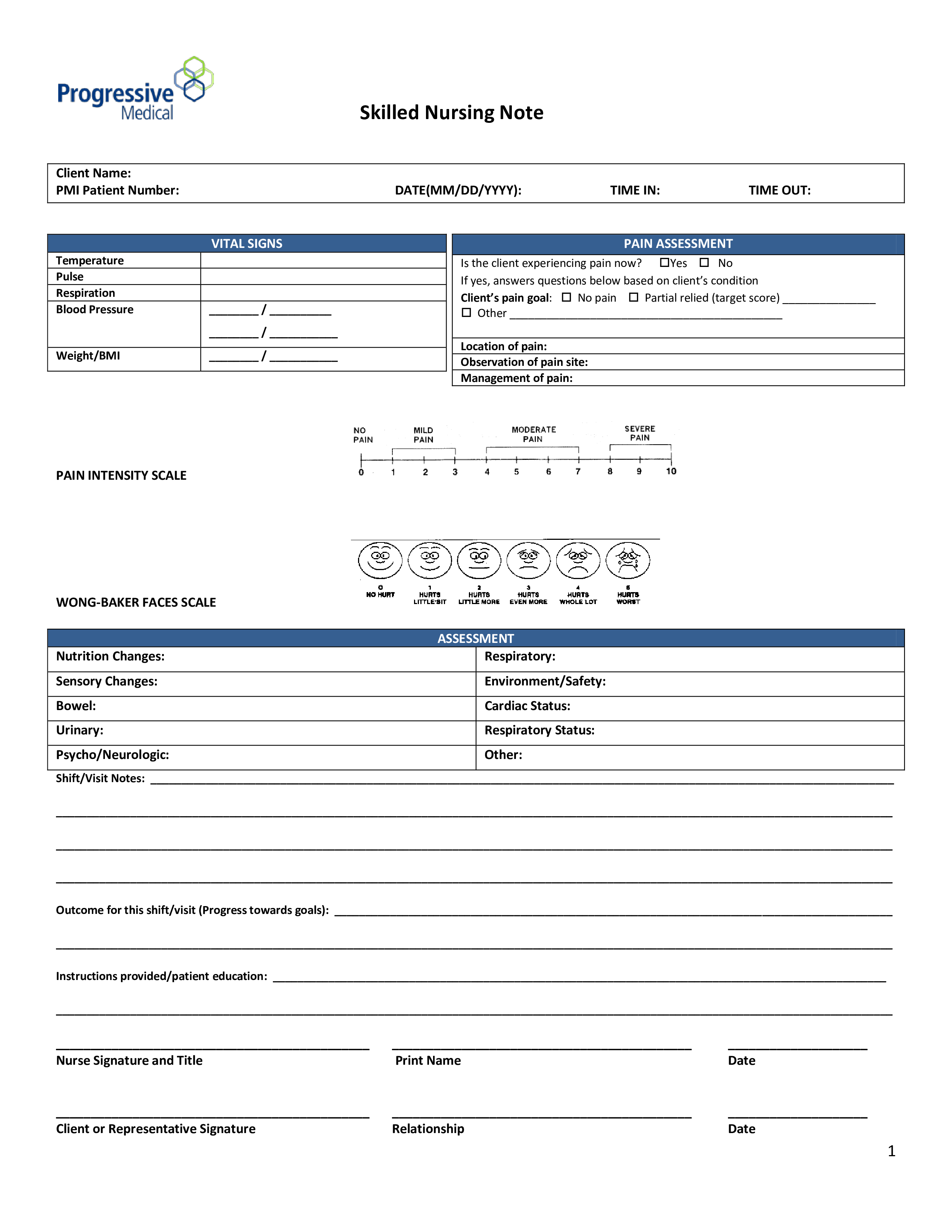 Printable Note 模板