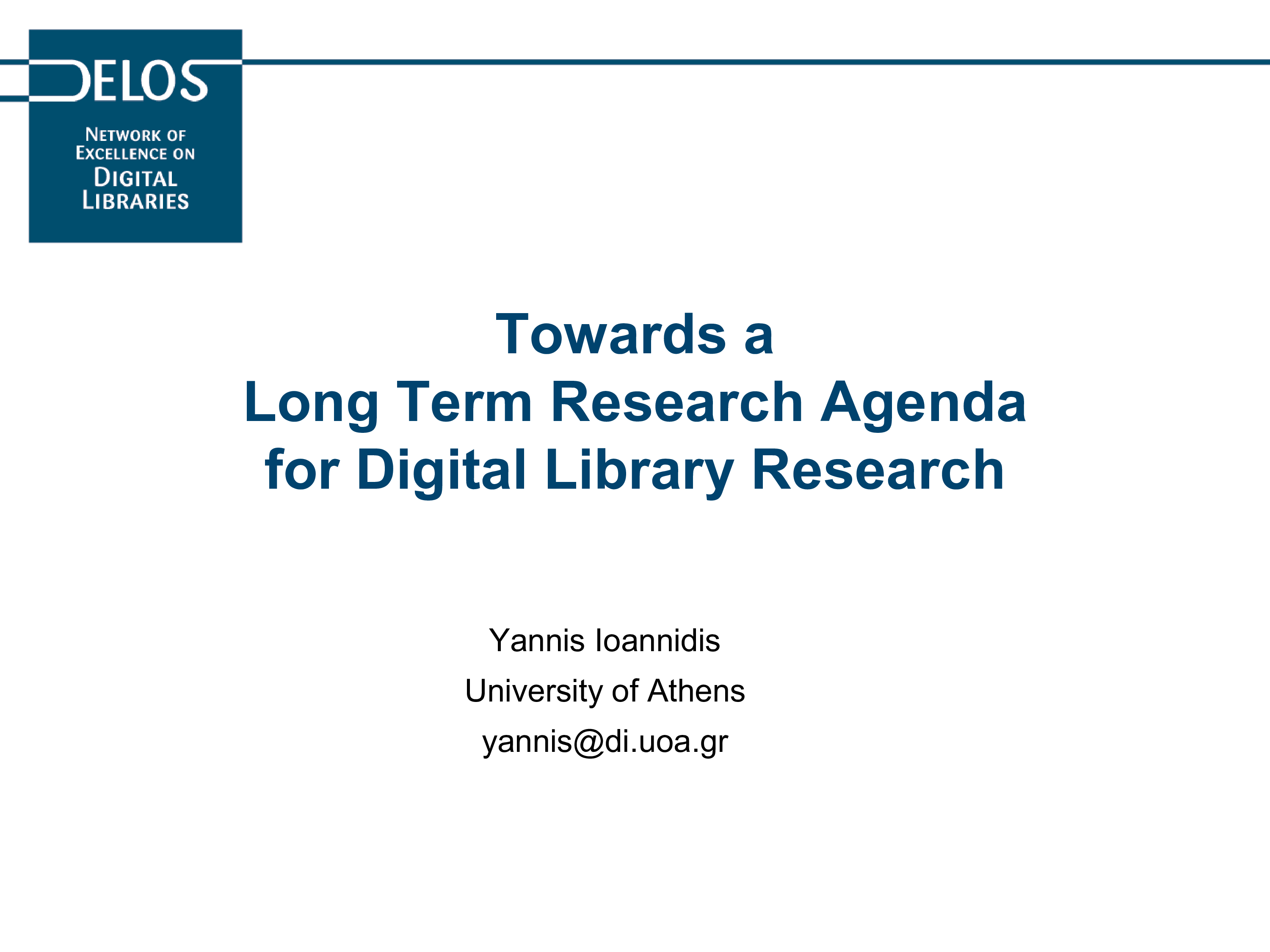 Library Research Agenda 模板