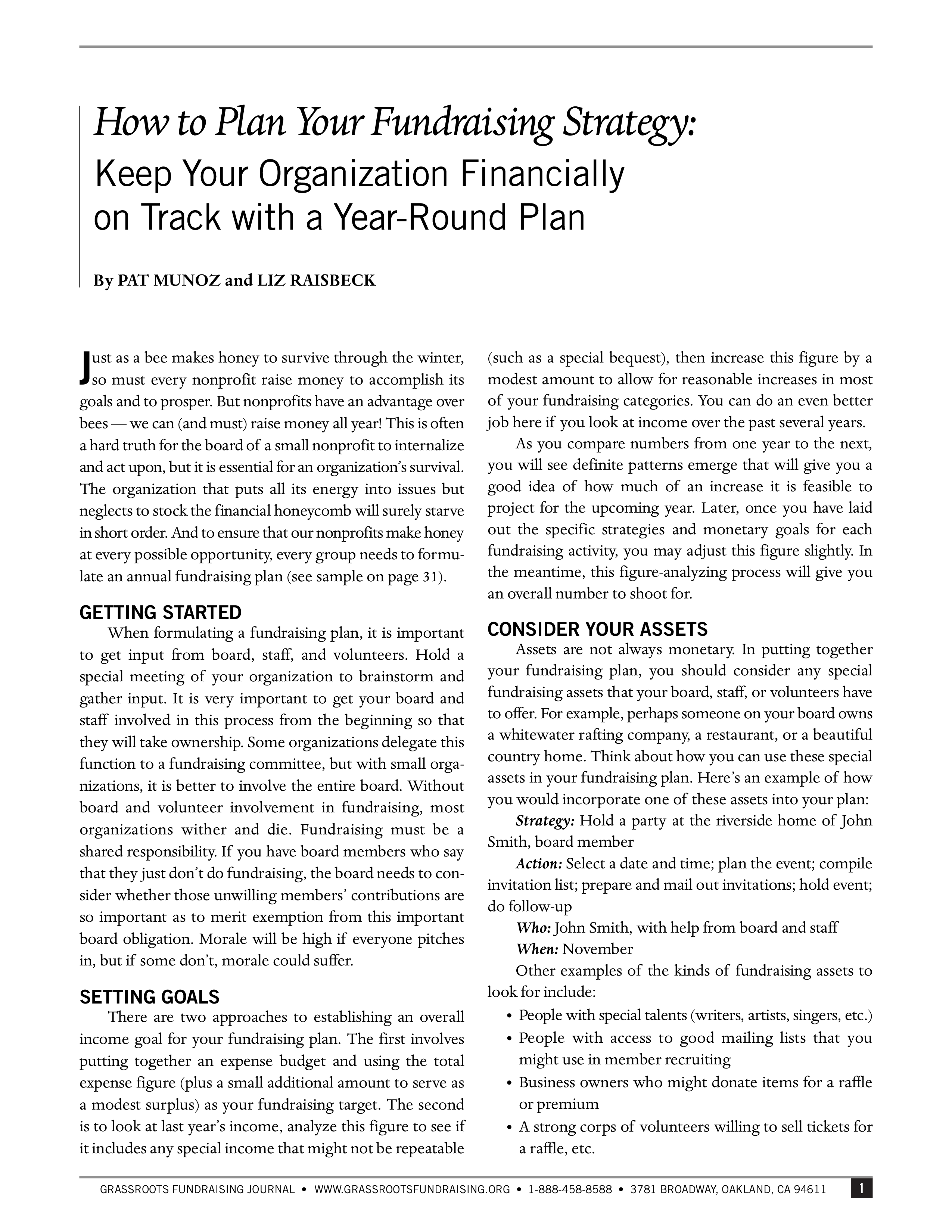 nonprofit fundraising budget Hauptschablonenbild