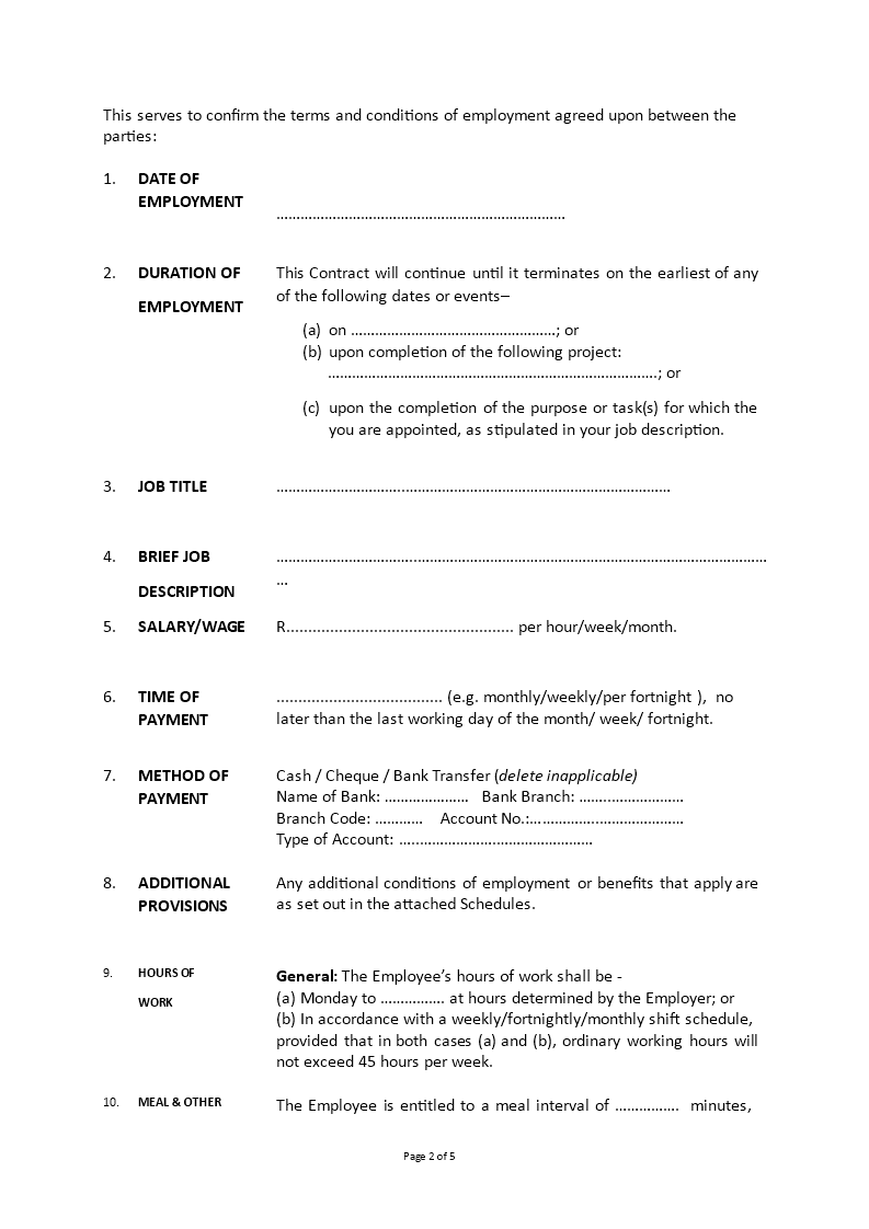 temporary contract assignments definition