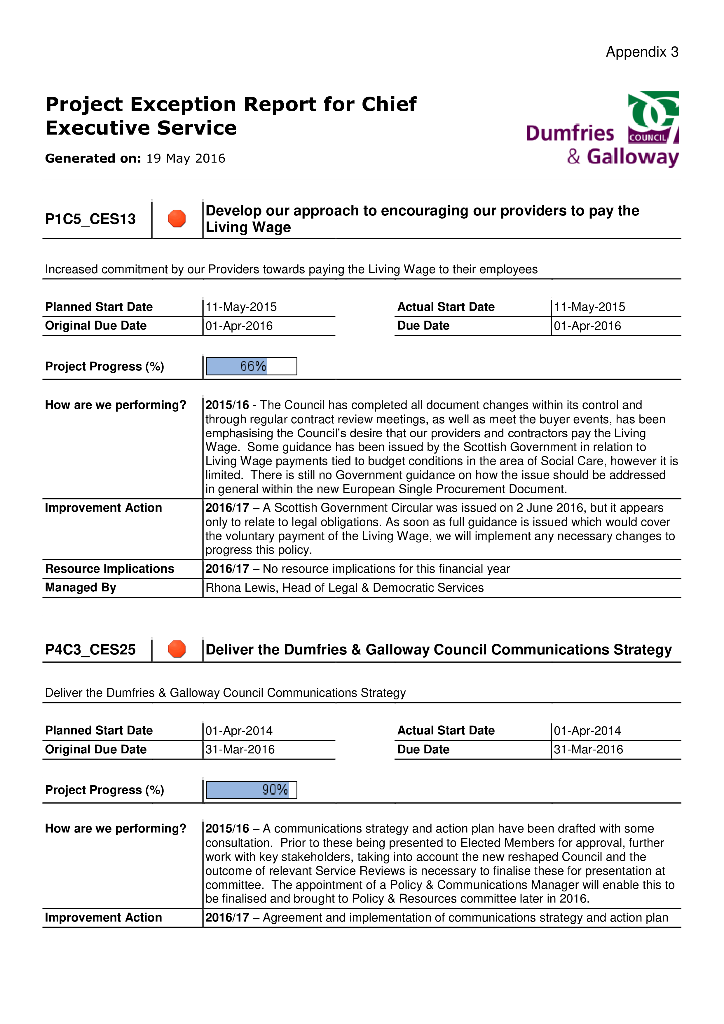 project report template