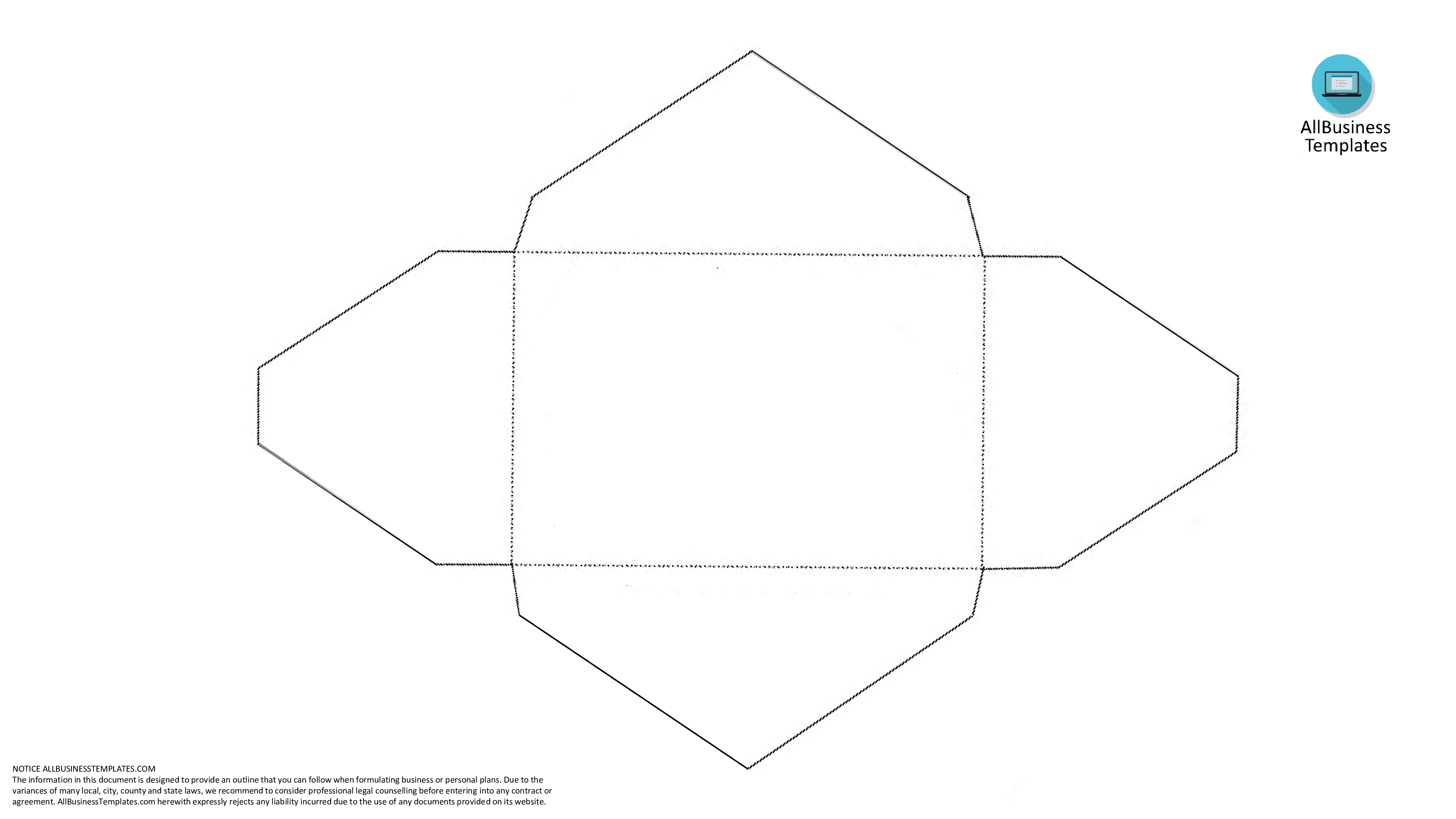 Blank Envelope Template main image