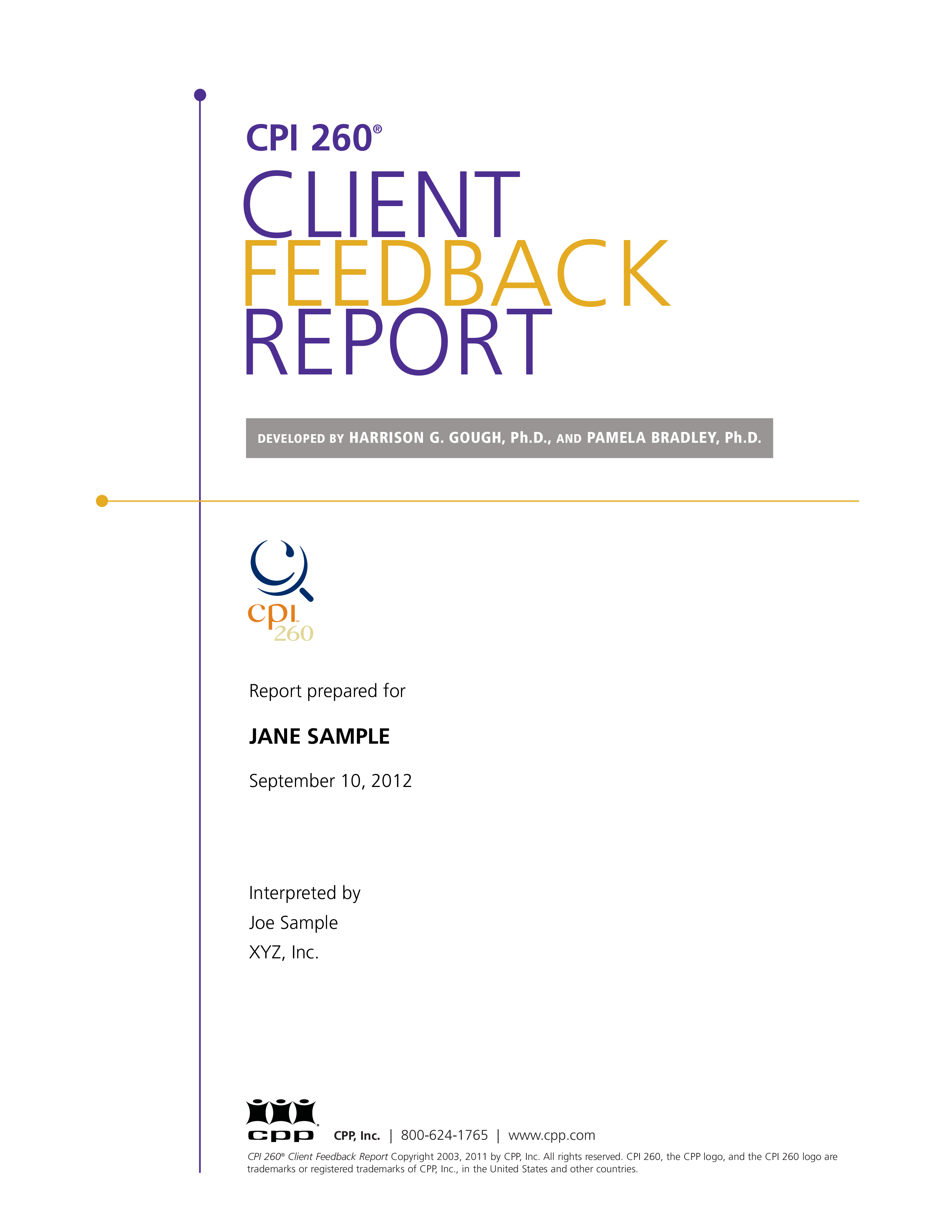 Client Feedback Report template main image