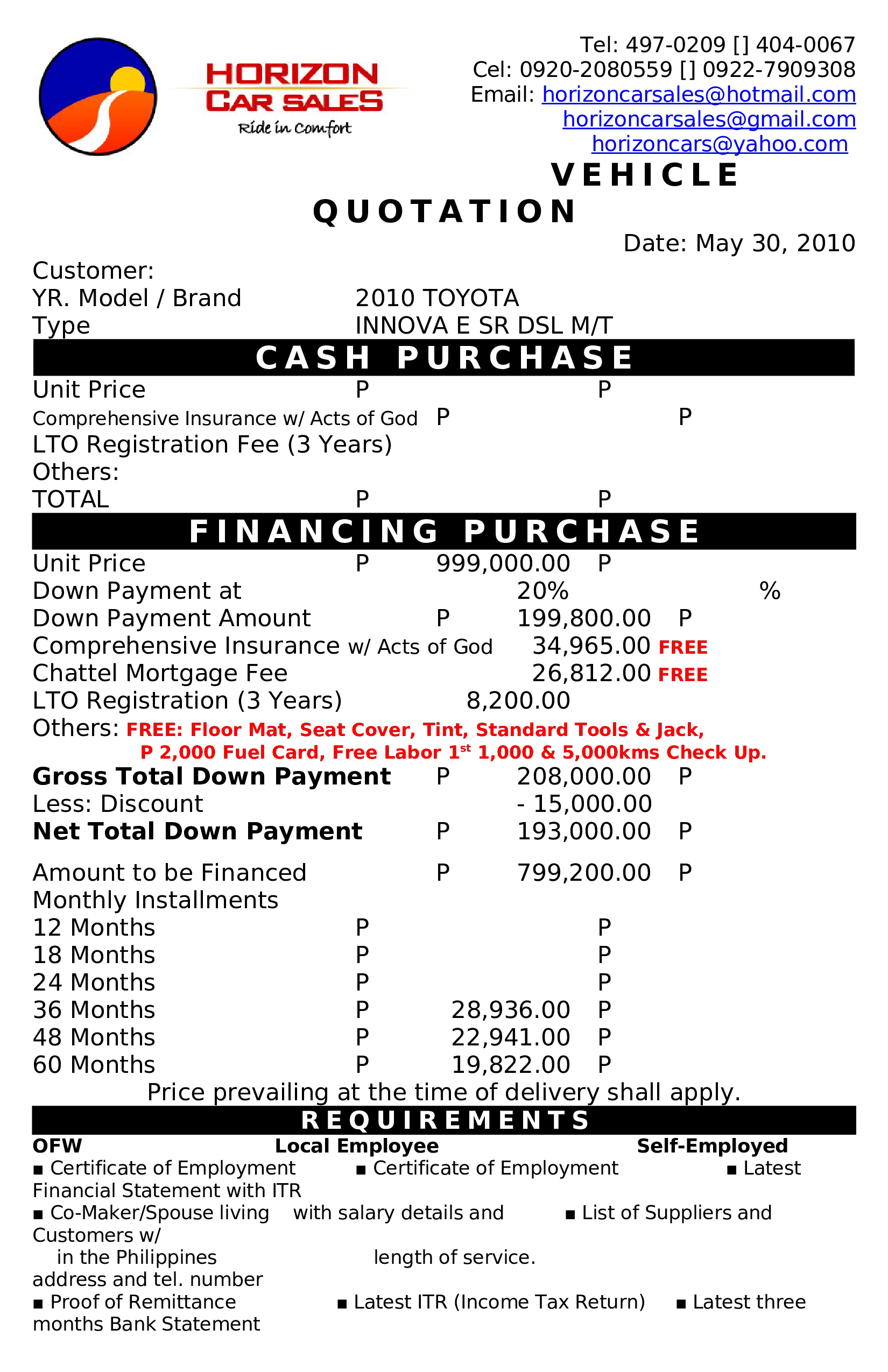 vehicle purchase format plantilla imagen principal