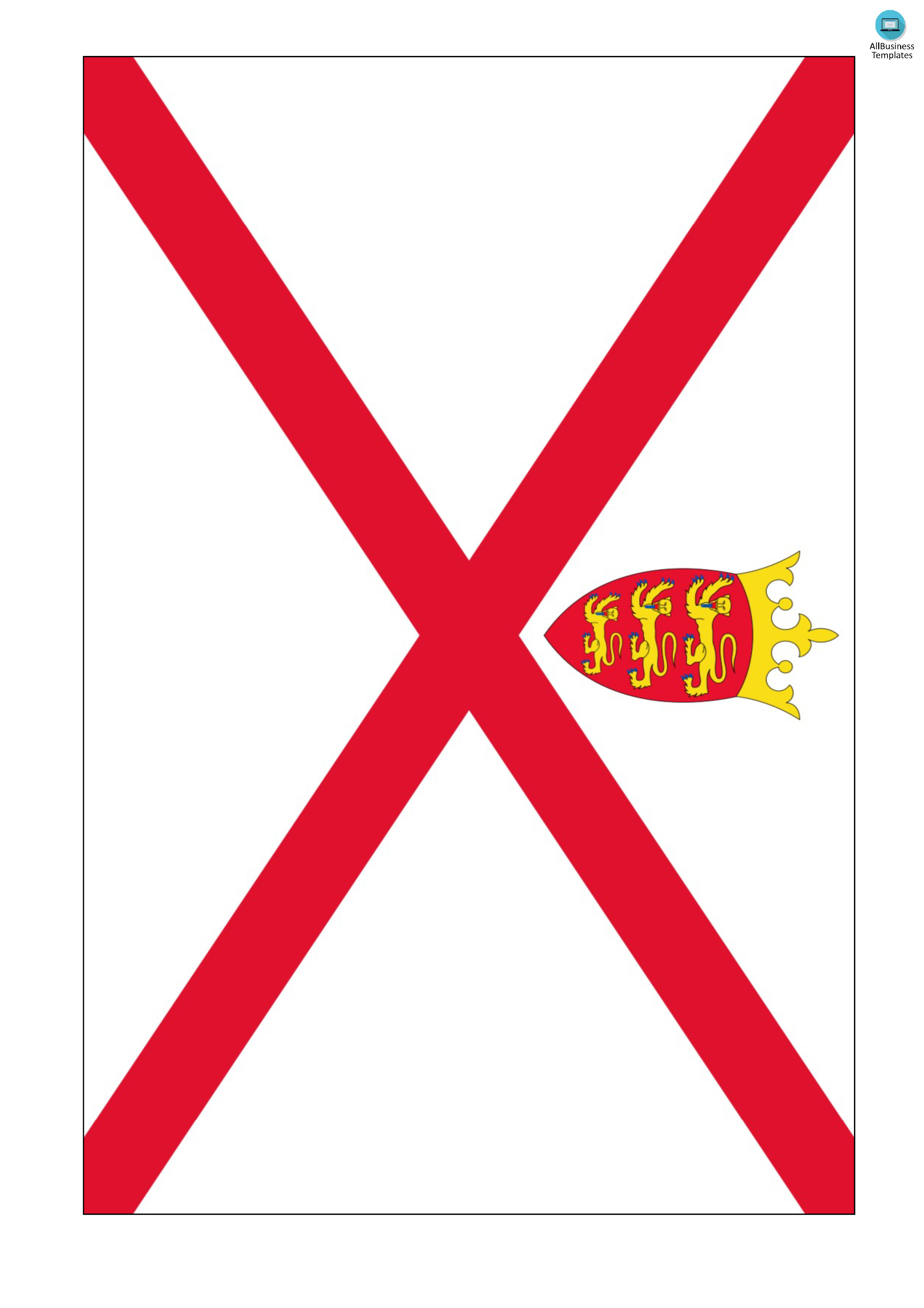 jersey flag voorbeeld afbeelding 