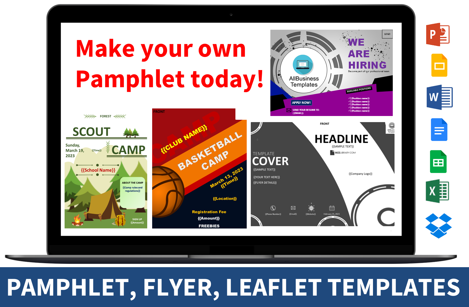 Pamphlet Templates