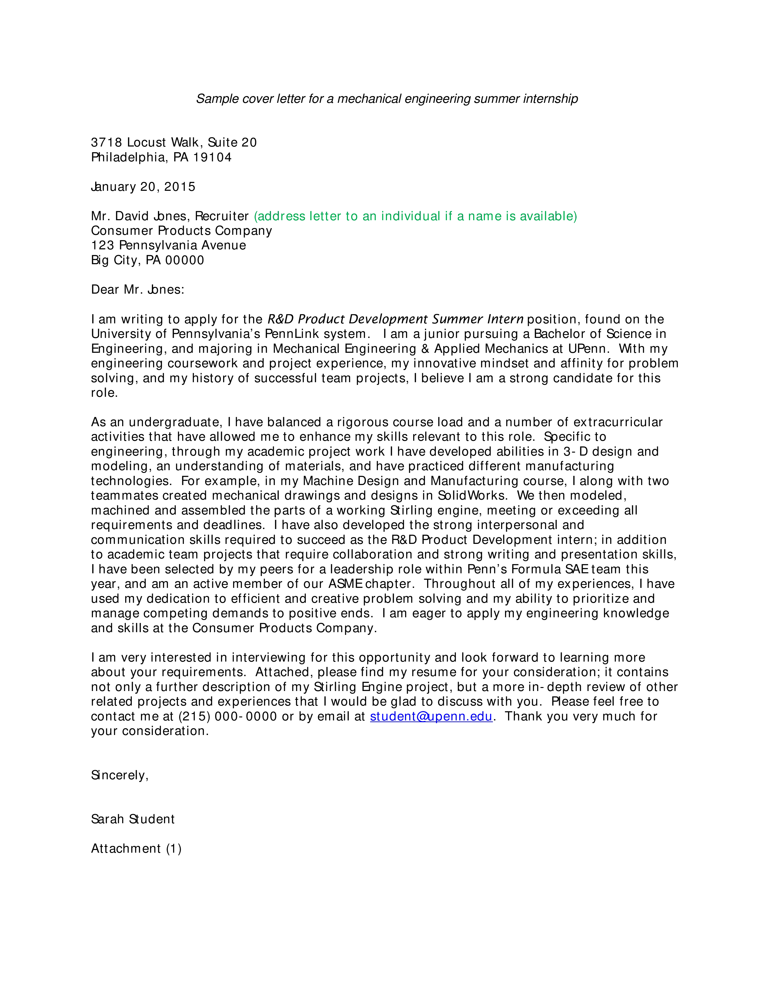 mechanical engineering resume cover letter voorbeeld afbeelding 