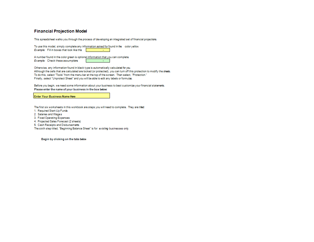 statement of cash flows template