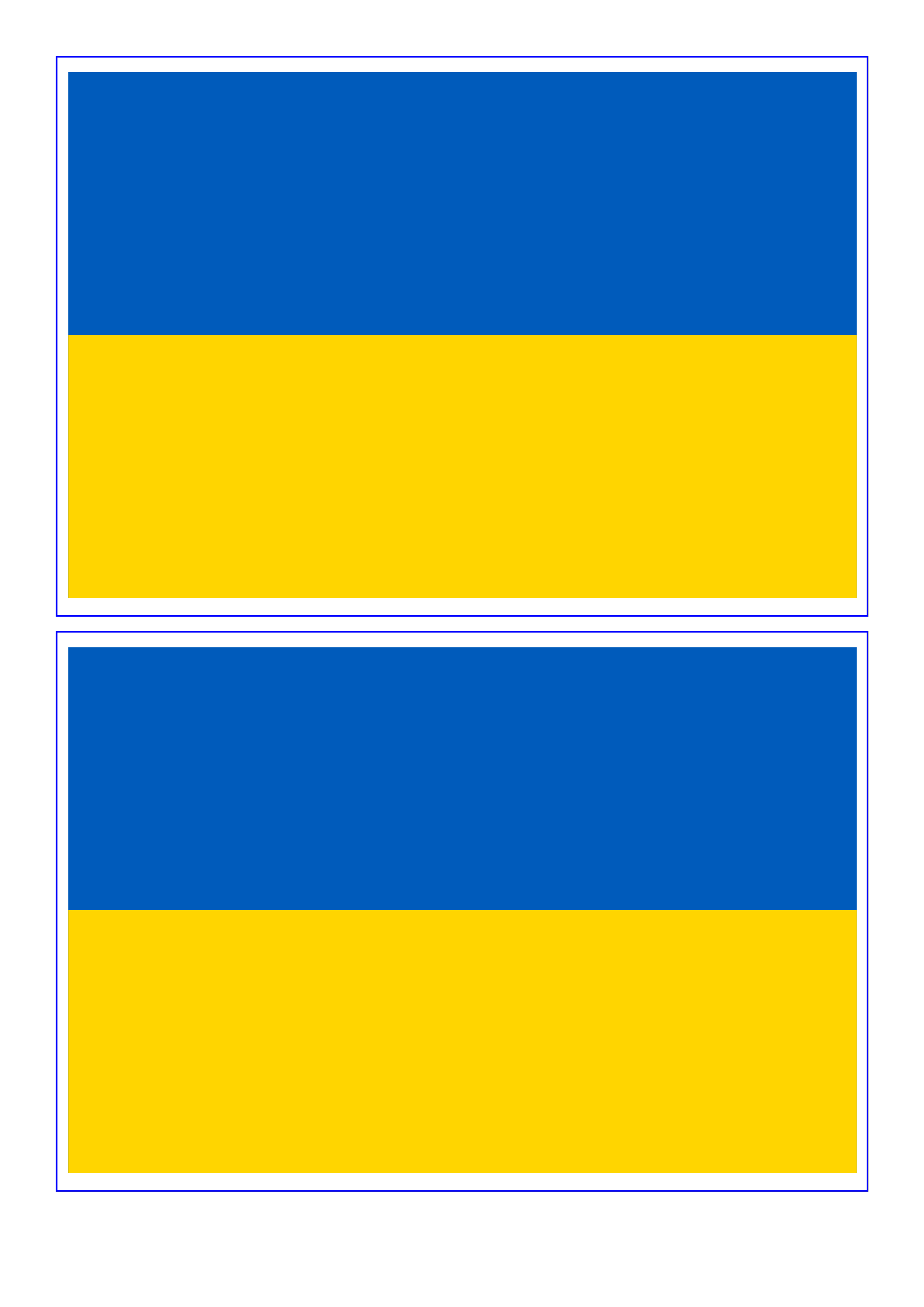 oekraïne vlag template