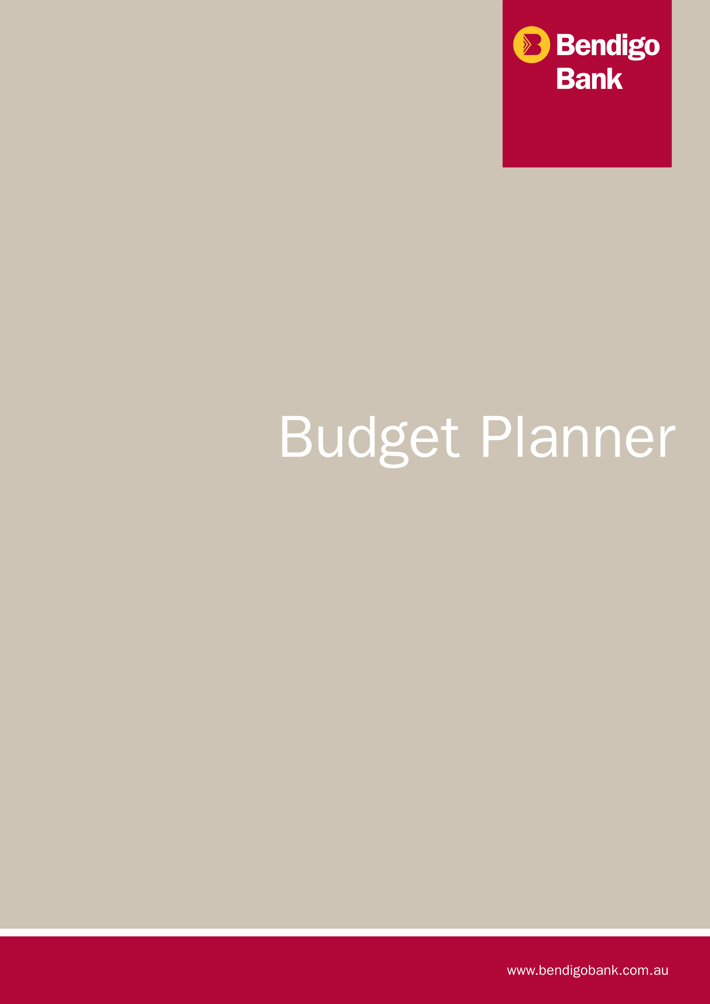 financial budget planner template