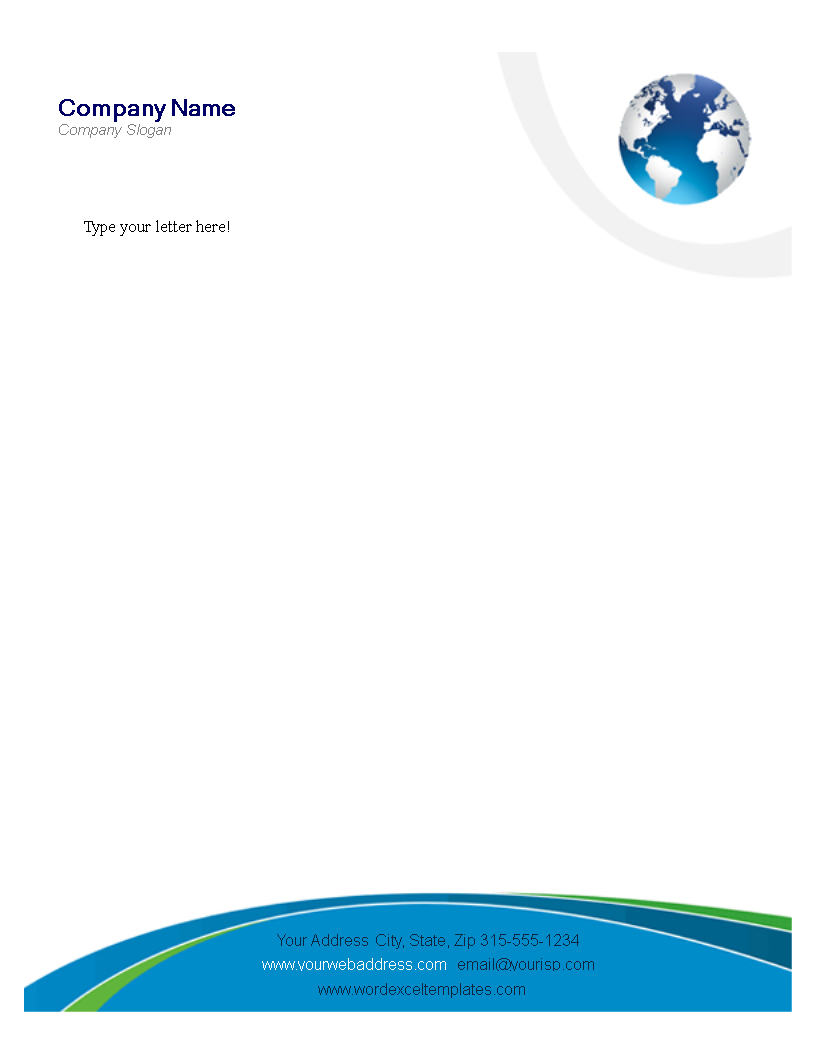 printable letterhead plantilla imagen principal