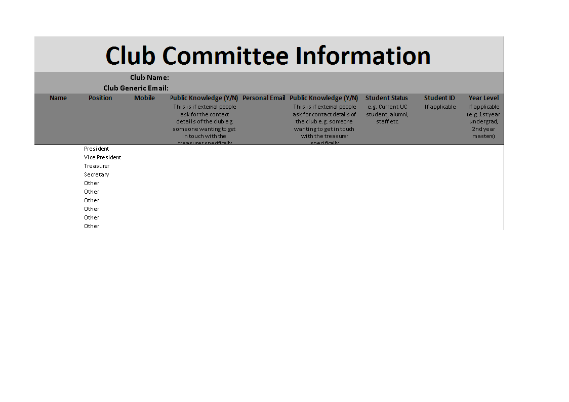 contact list template excel spreadsheet template