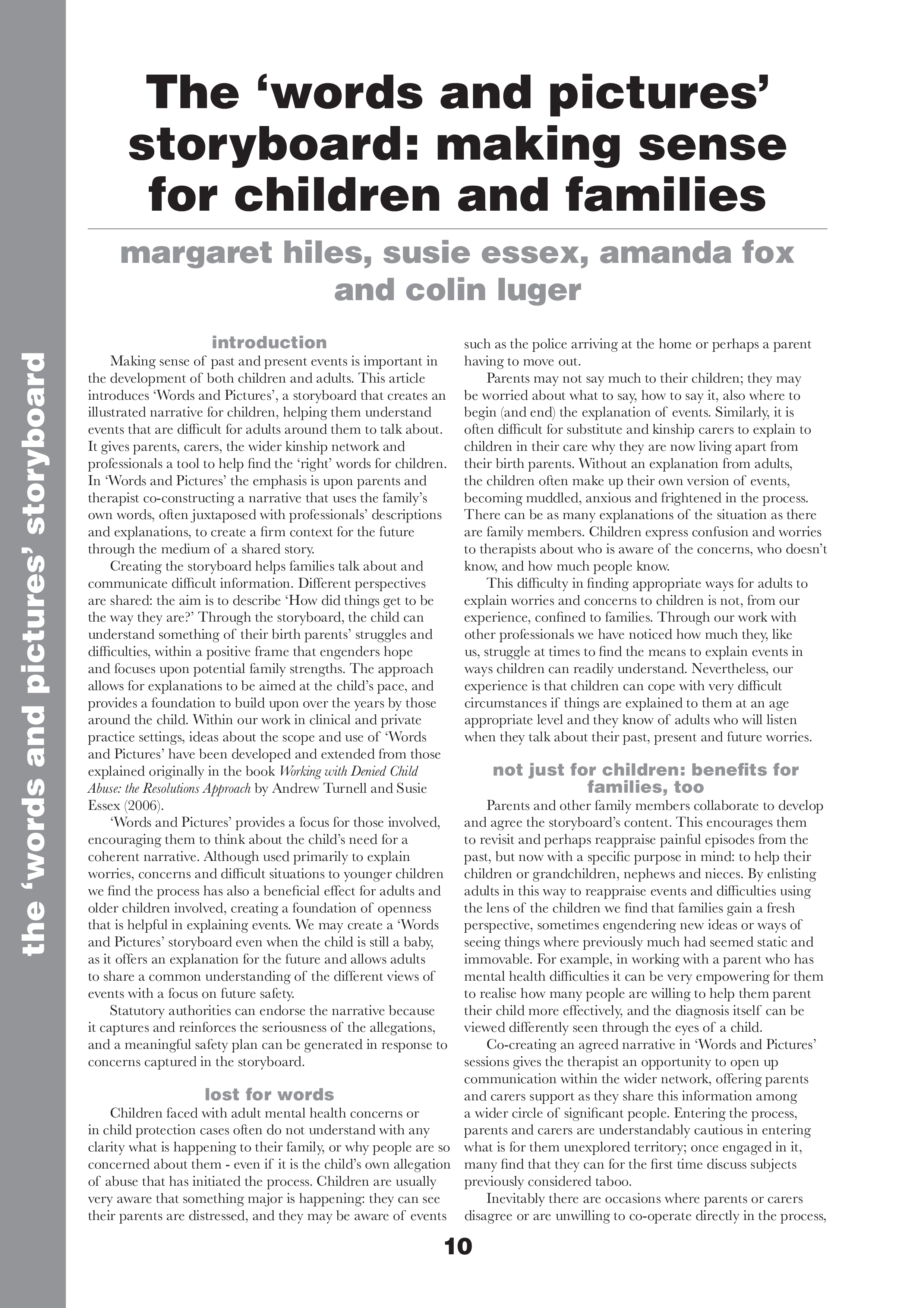 Photograph Storyboard main image