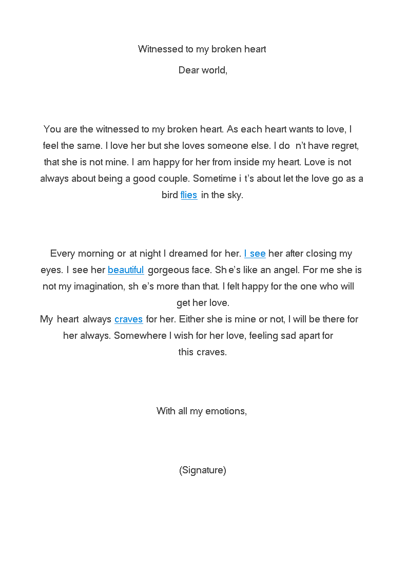 sad letter to boyfriend modèles