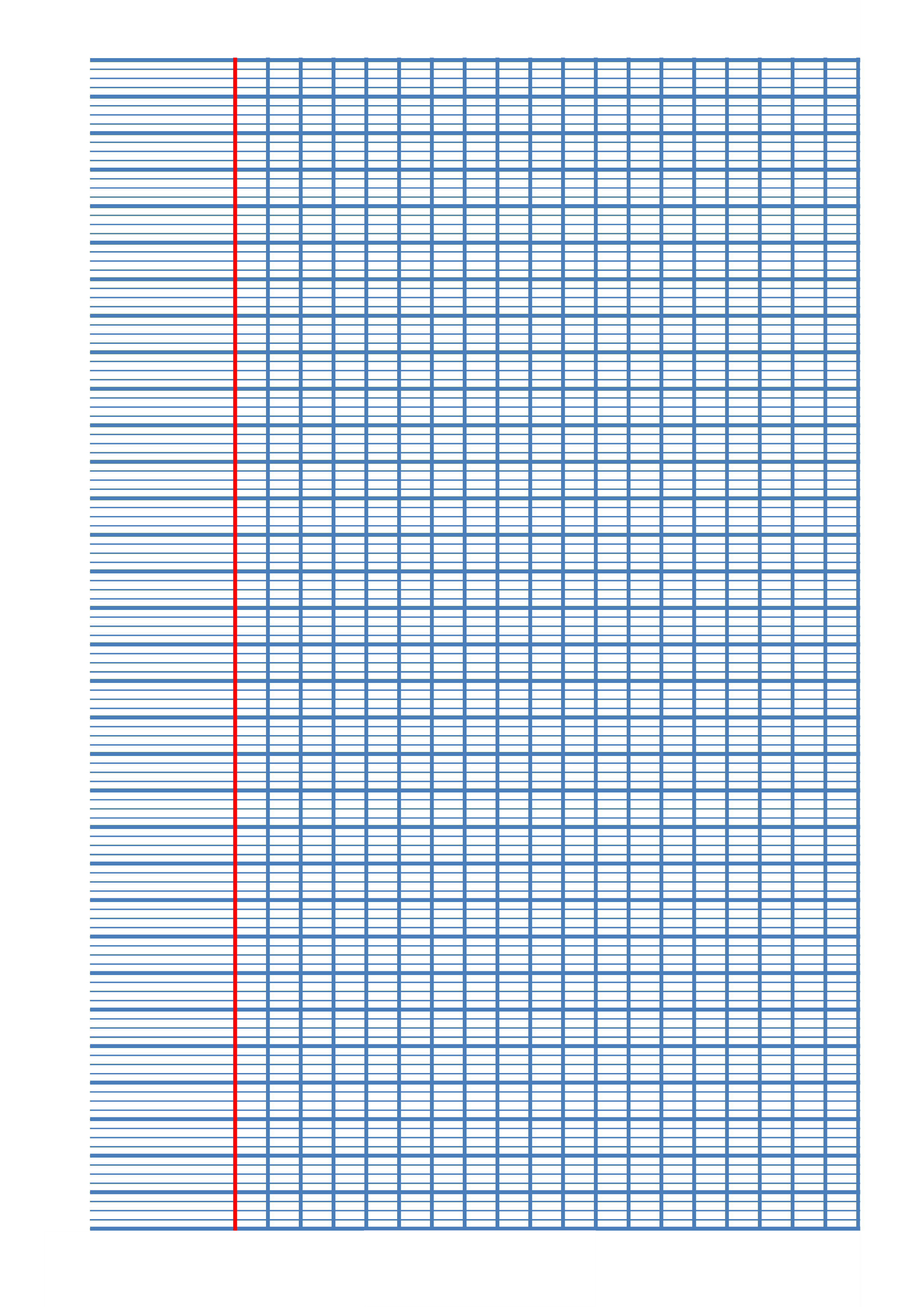 方格纸 a4 voorbeeld afbeelding 