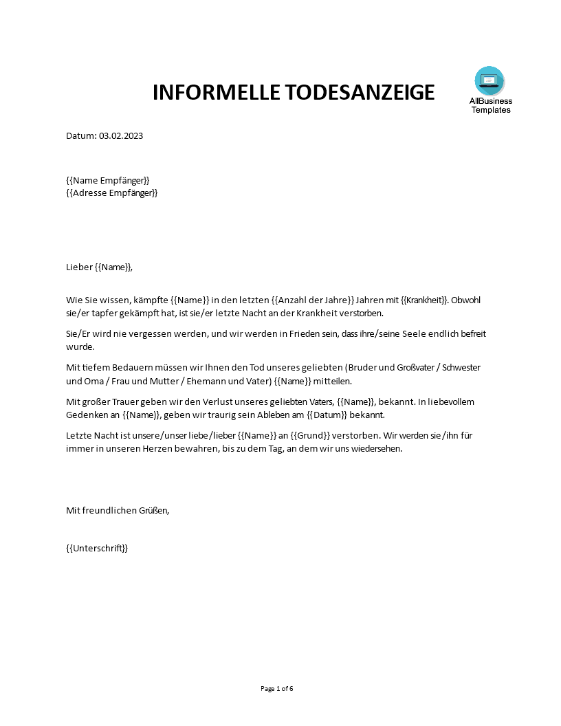 todesanzeige-beispiel-templates-at-allbusinesstemplates