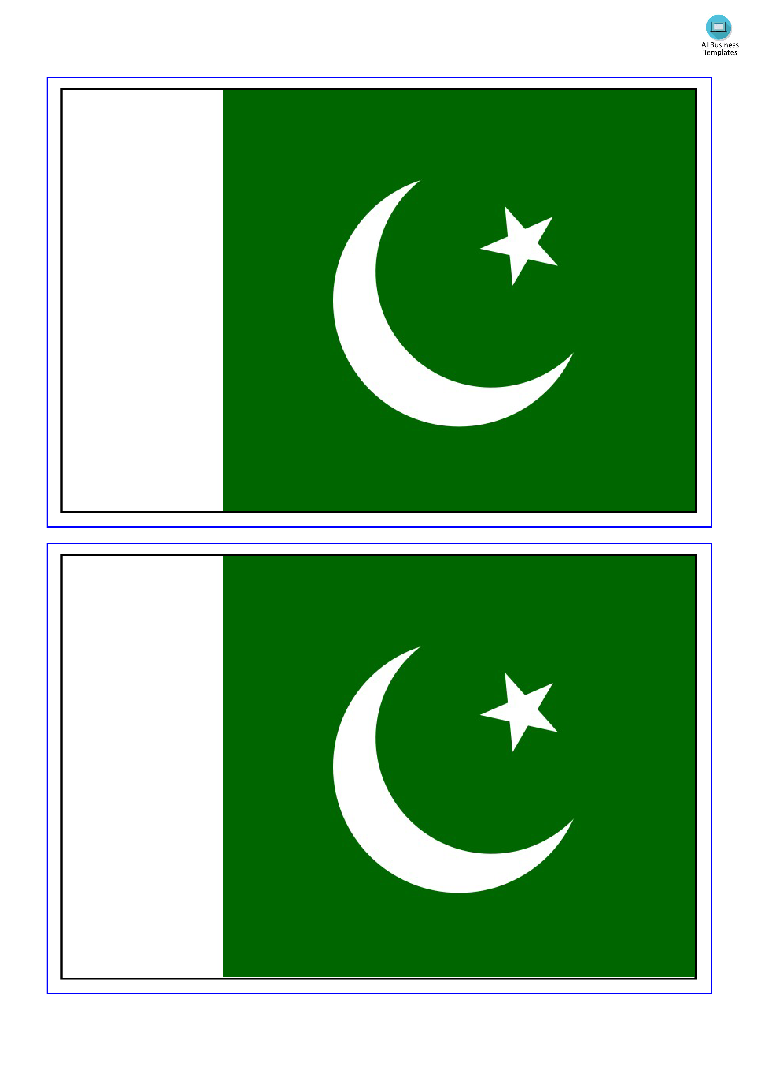 pakistan flag plantilla imagen principal