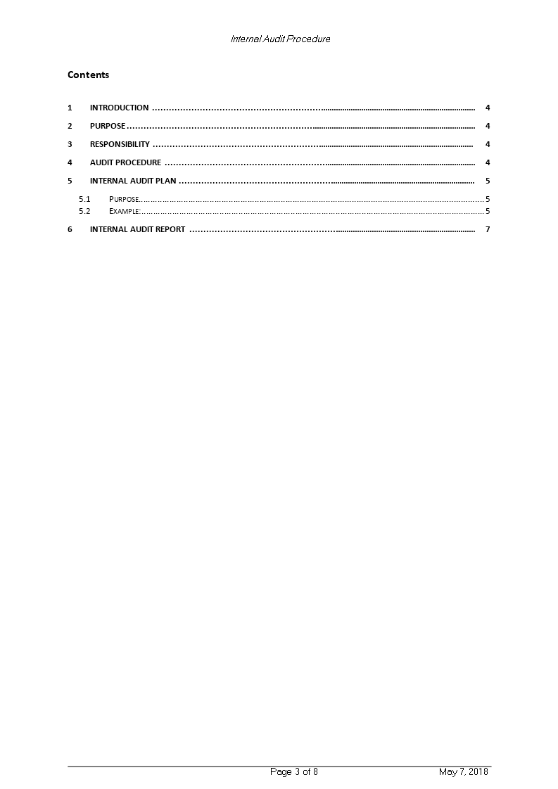 gdpr internal audit procedure plantilla imagen principal