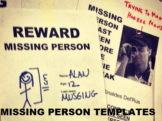 Missing Person Template