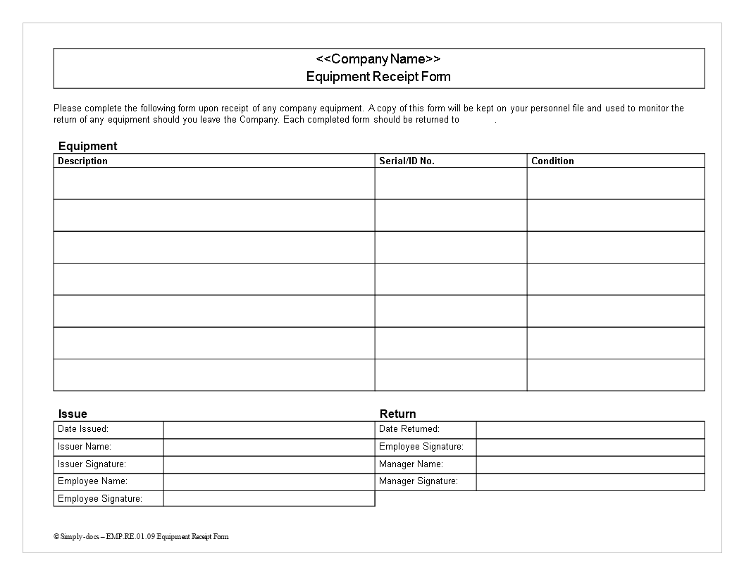 equipment-receipt-form-templates-at-allbusinesstemplates