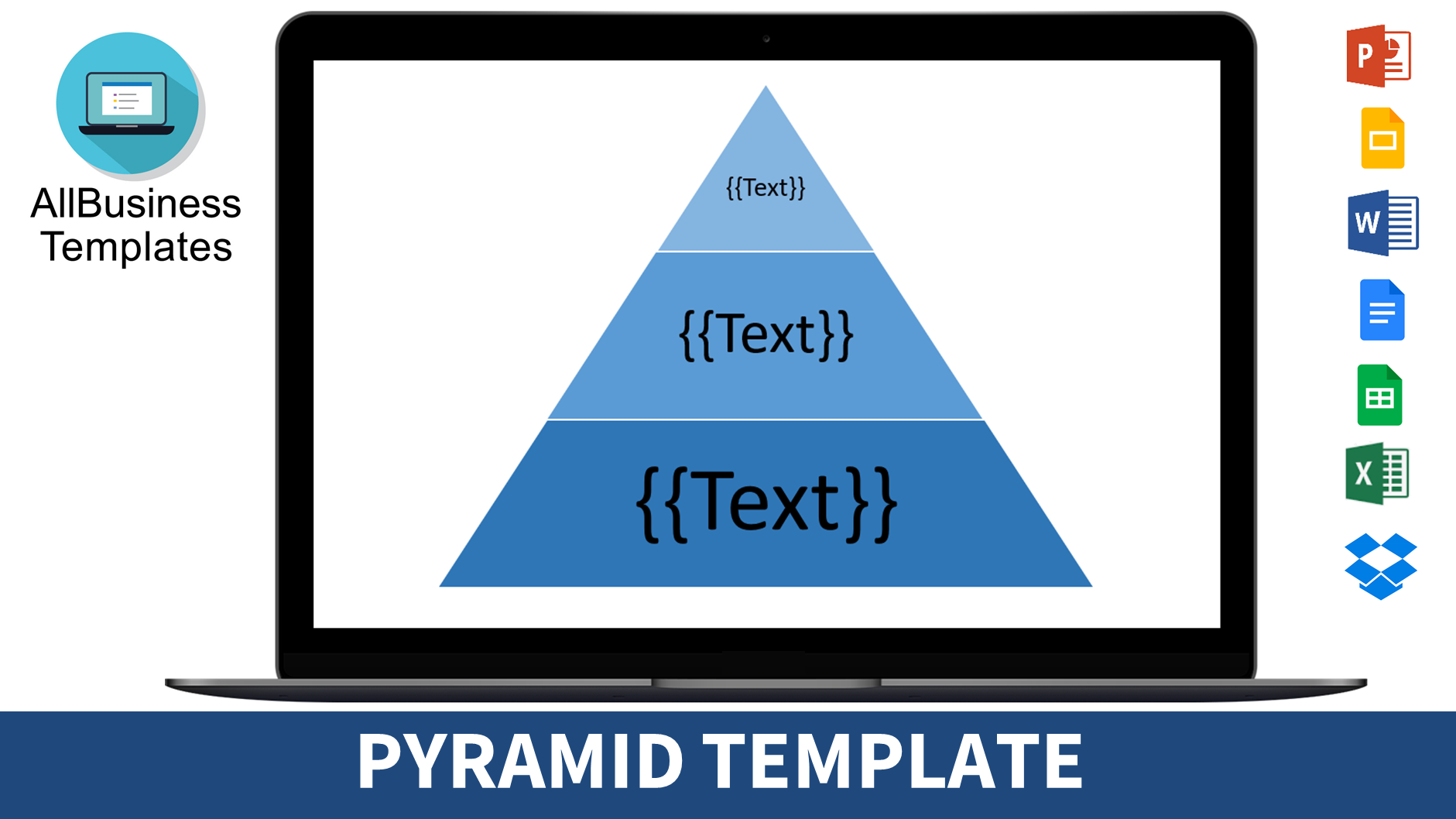 pyramid template voorbeeld afbeelding 