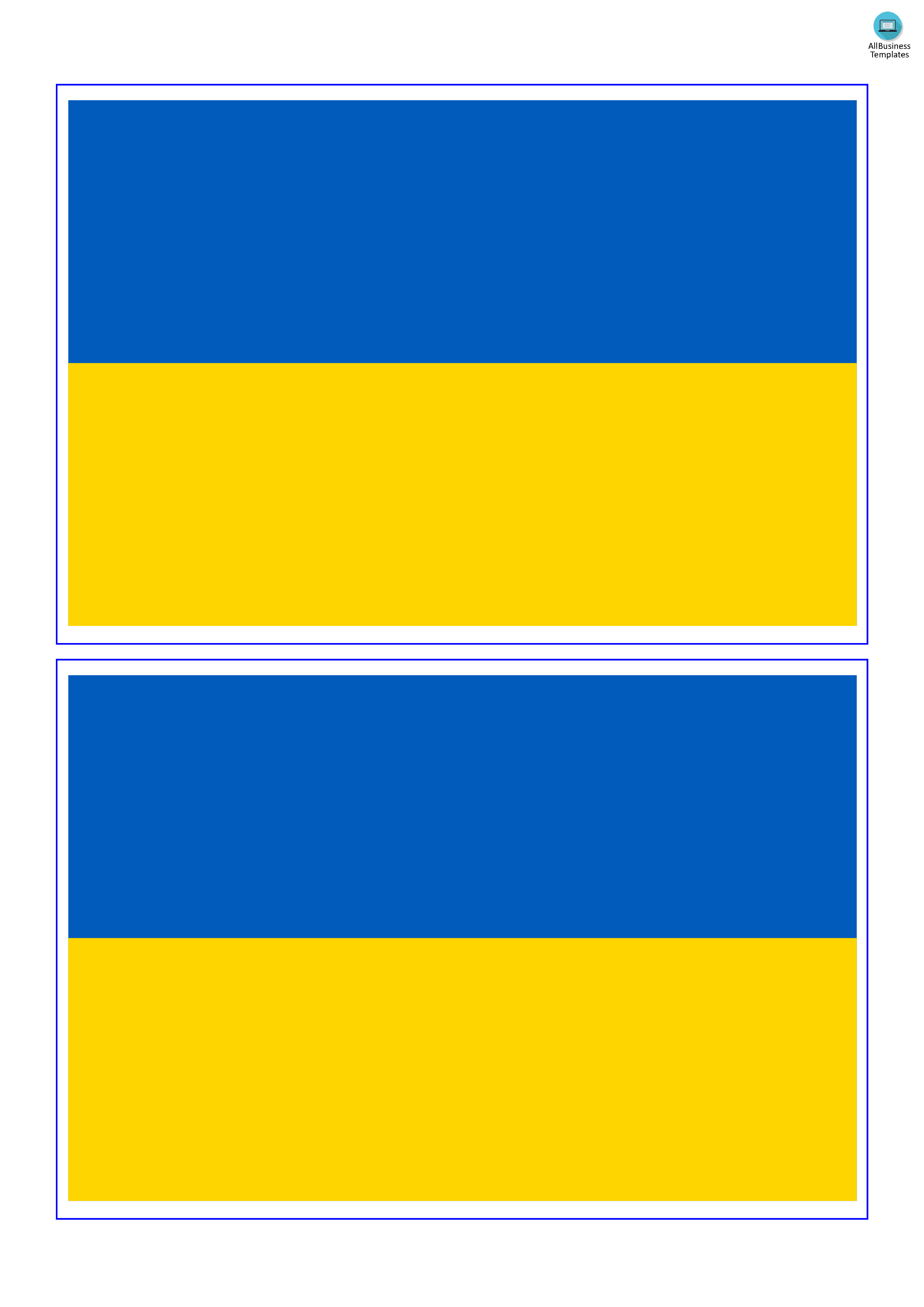Ukraine Flag main image