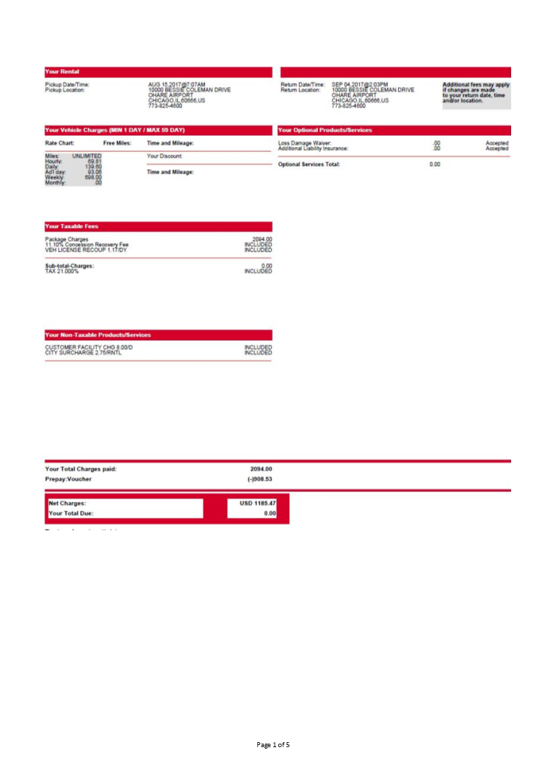 avis e receipt sample Hauptschablonenbild