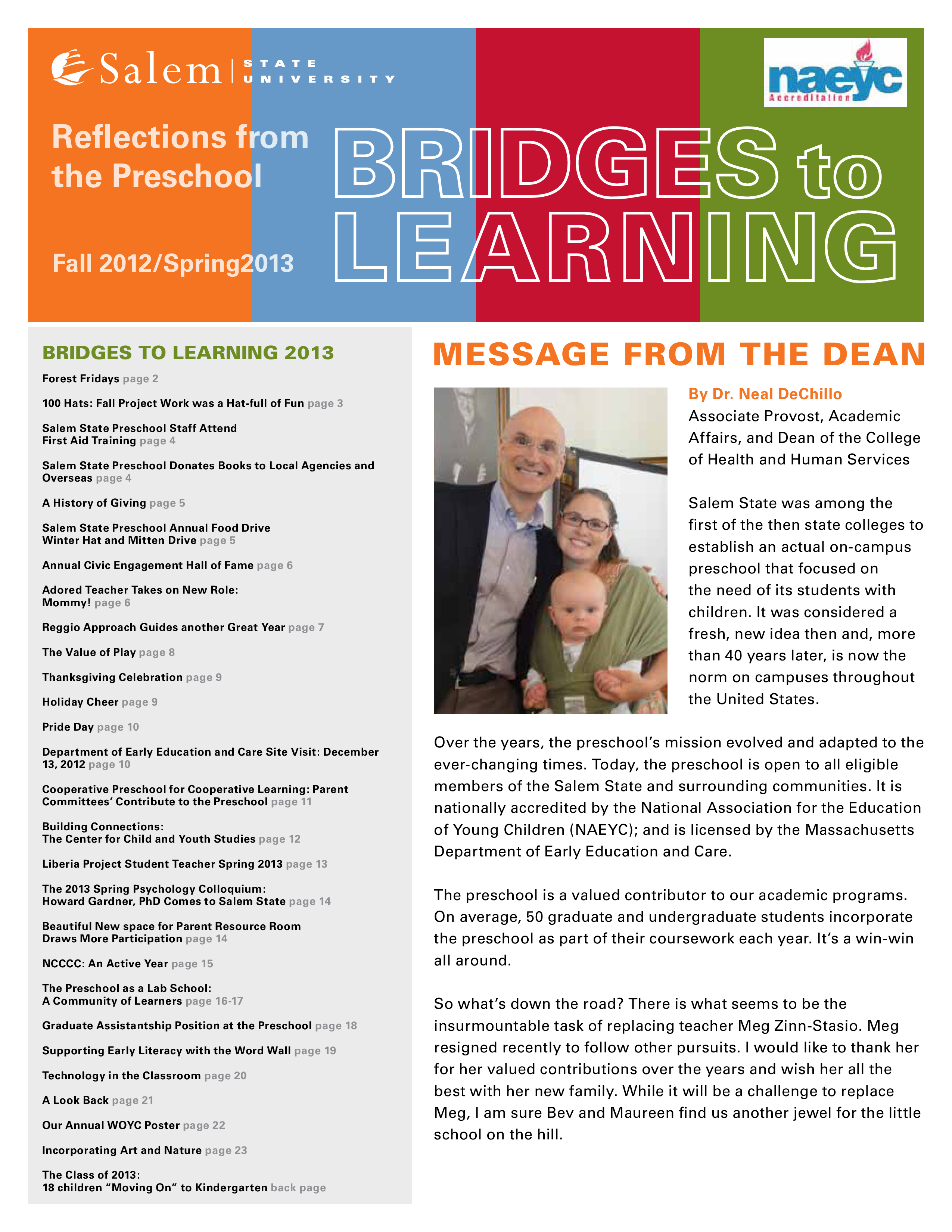 weekly preschool newsletter template
