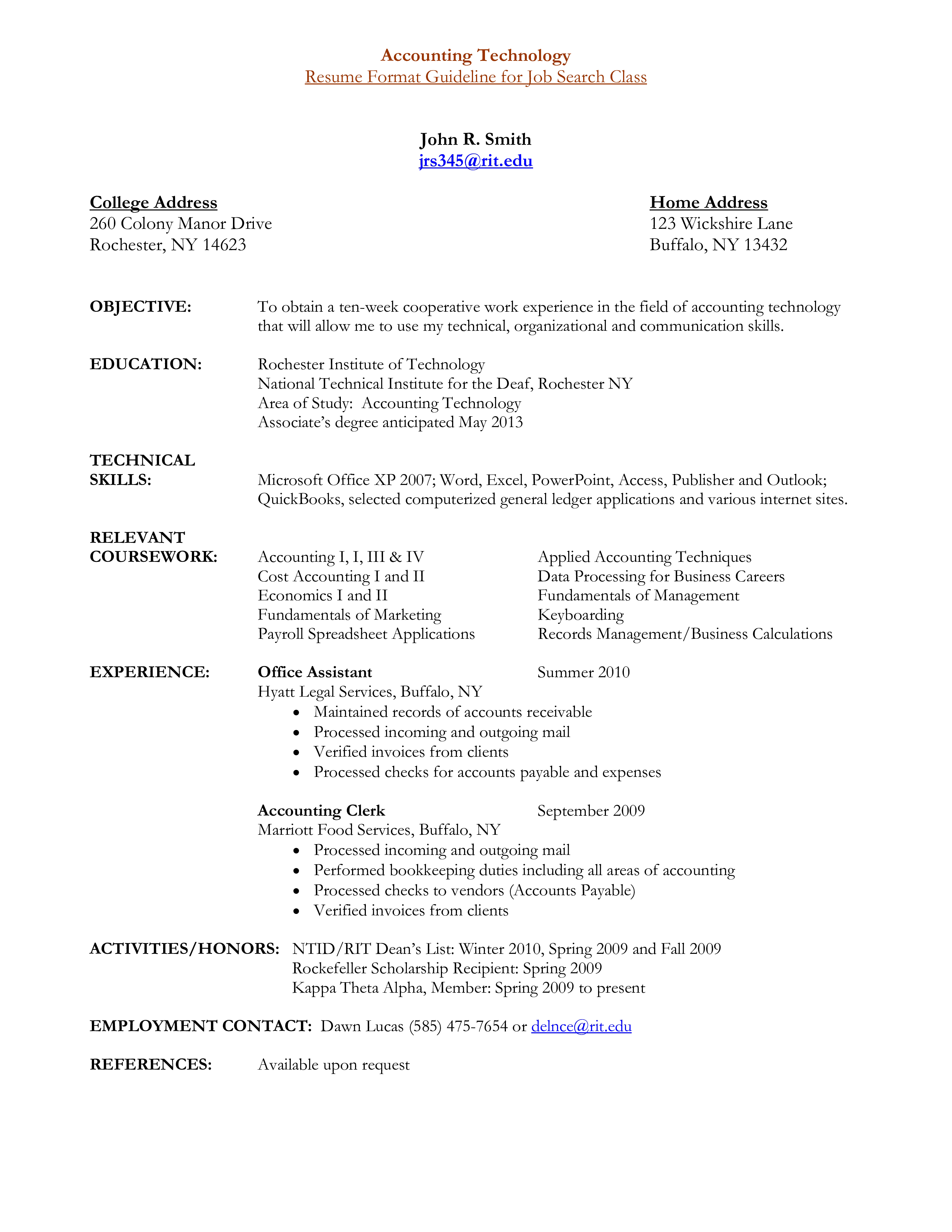 cost accountant resume format Hauptschablonenbild