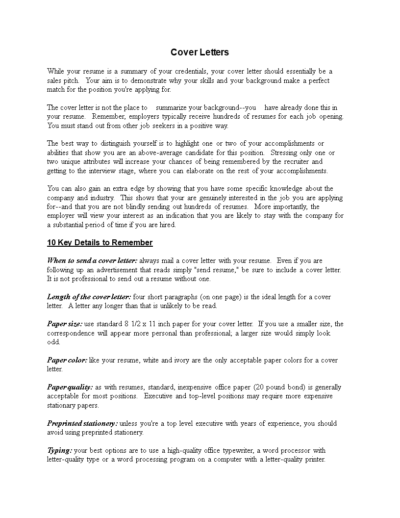 general manager cover letter template modèles