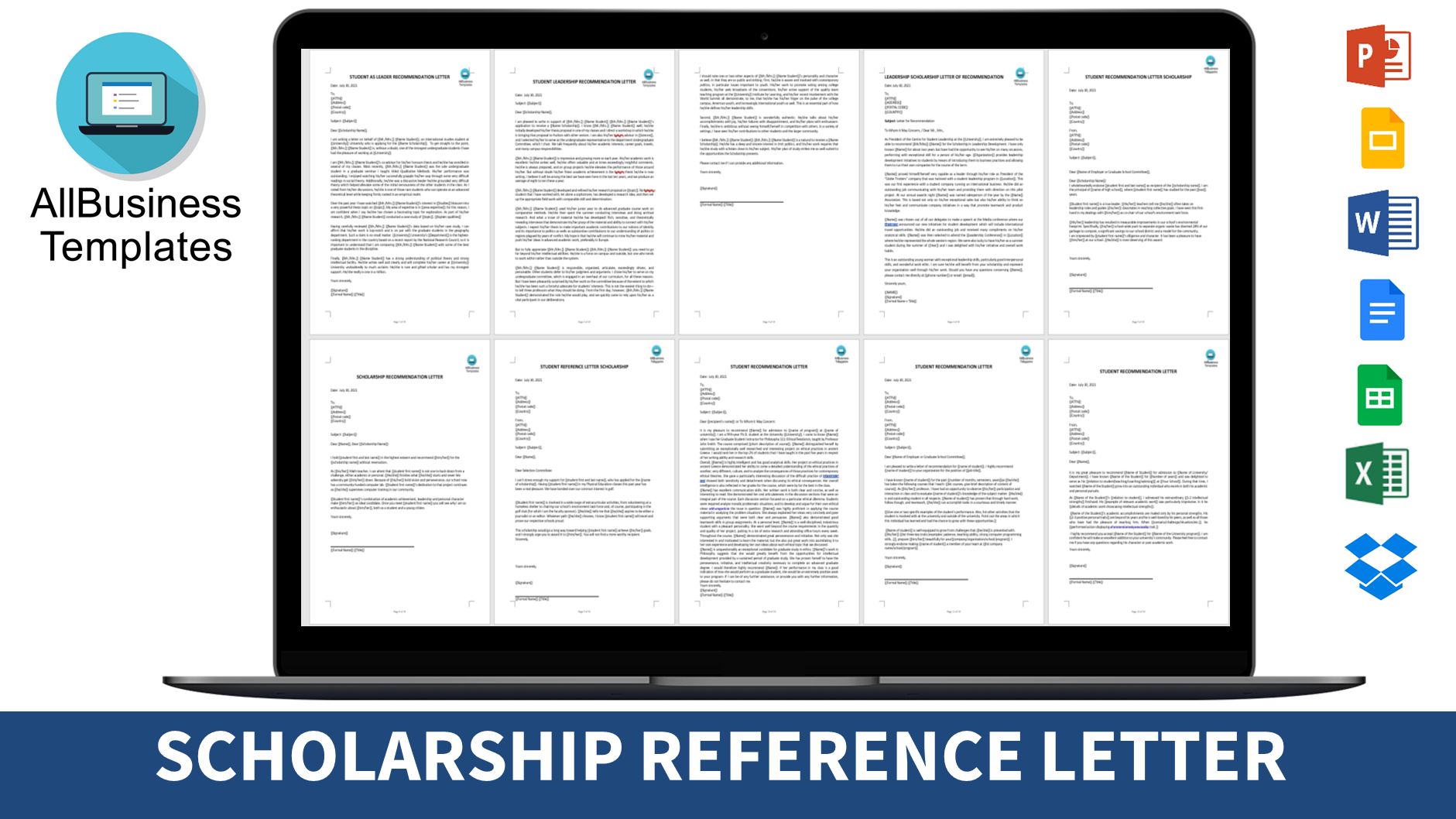 high school scholarship recommendation letter template