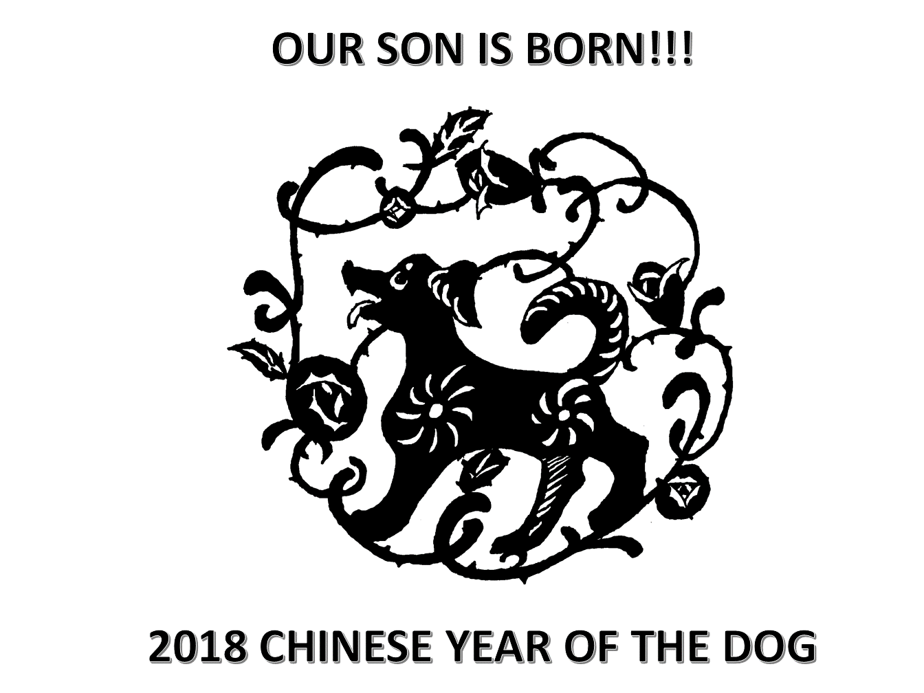 Télécharger Gratuit Chinese New Year Son Born Year of Dog