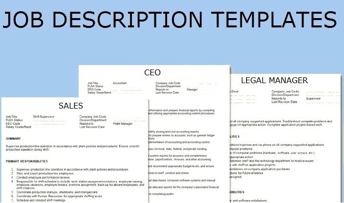 Job Description Template