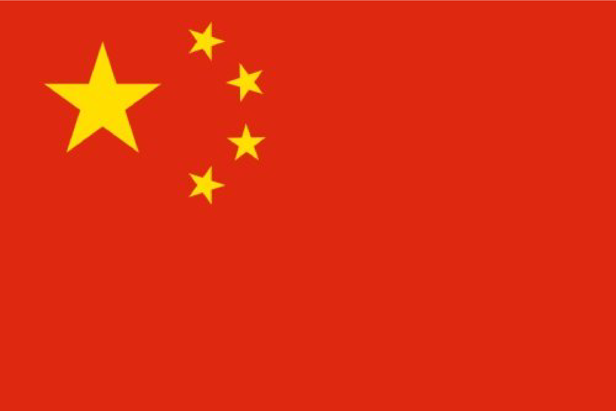 china flag template