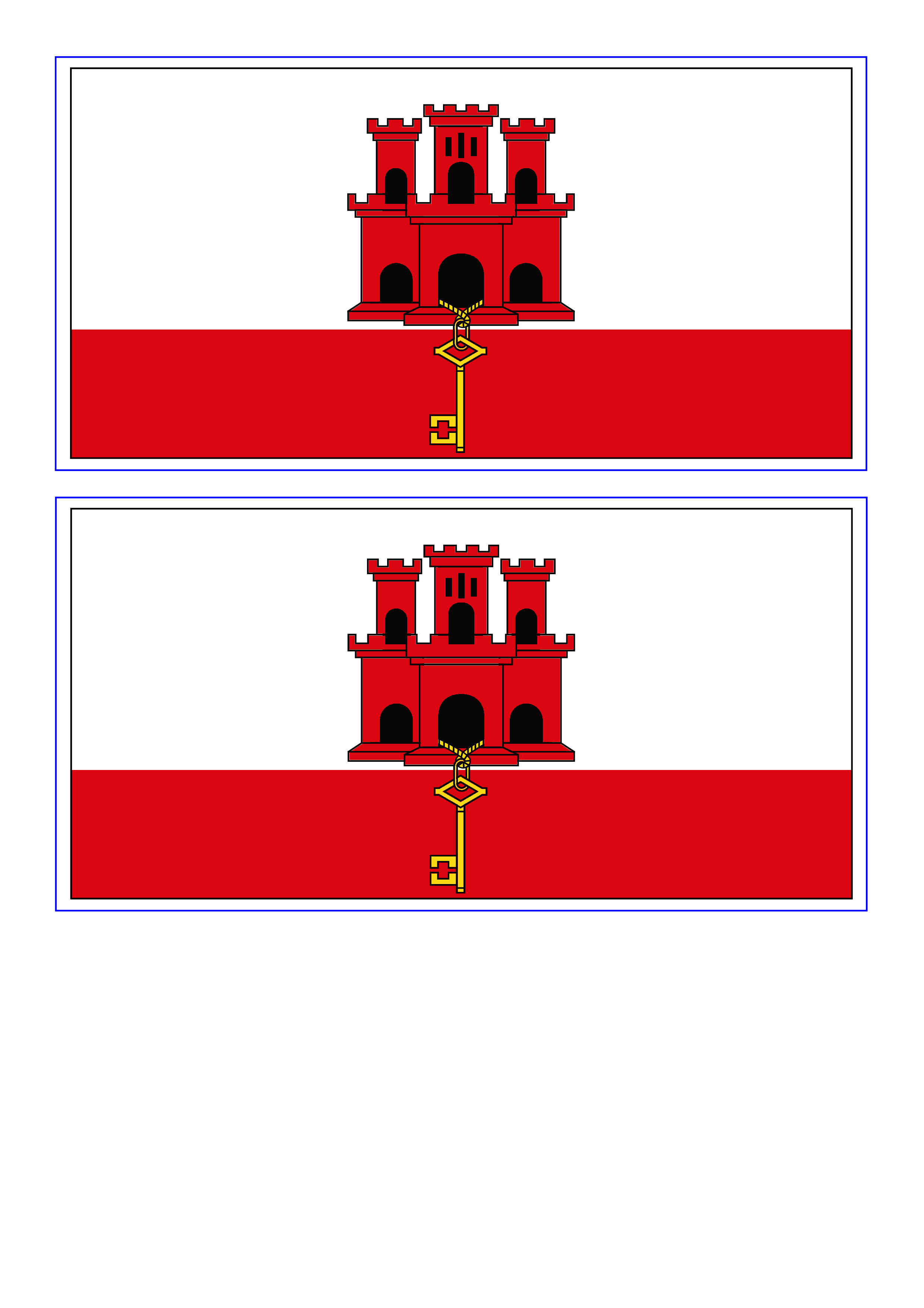 Flag of Gibraltar main image